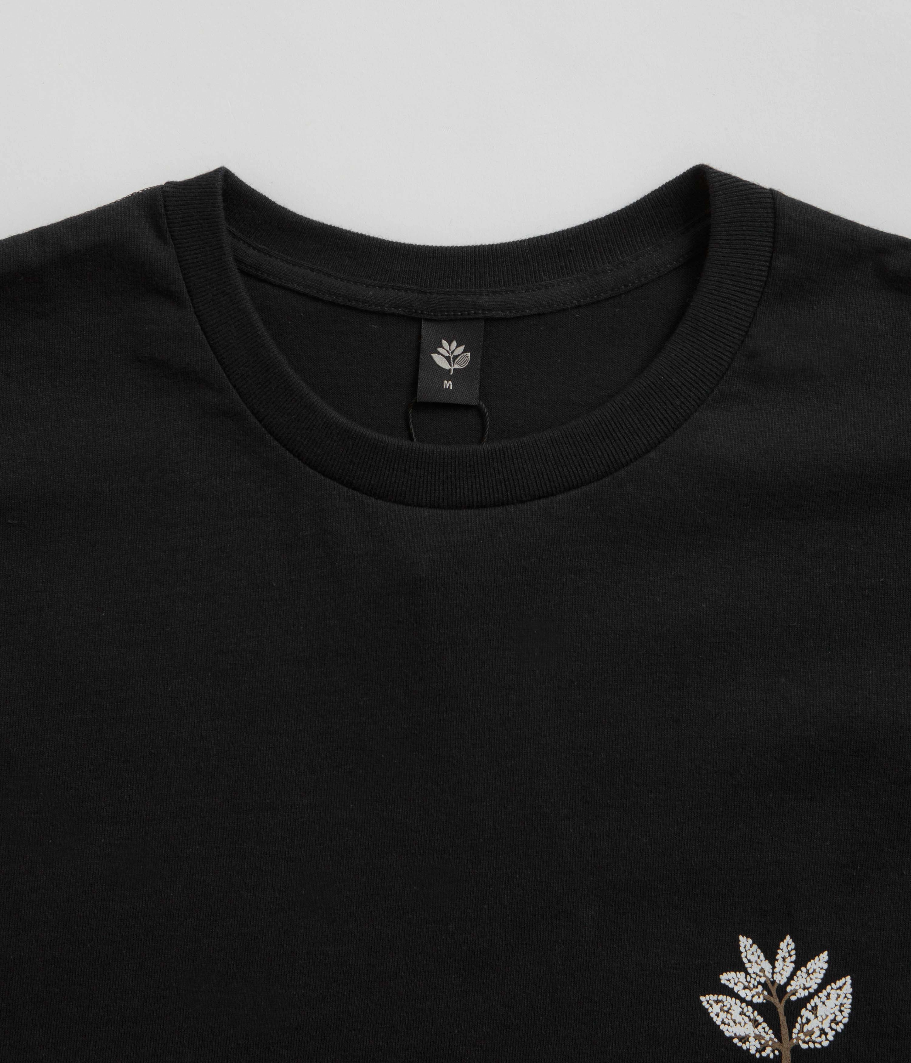 Men's masculinity Magenta Blossom T-Shirt - Black