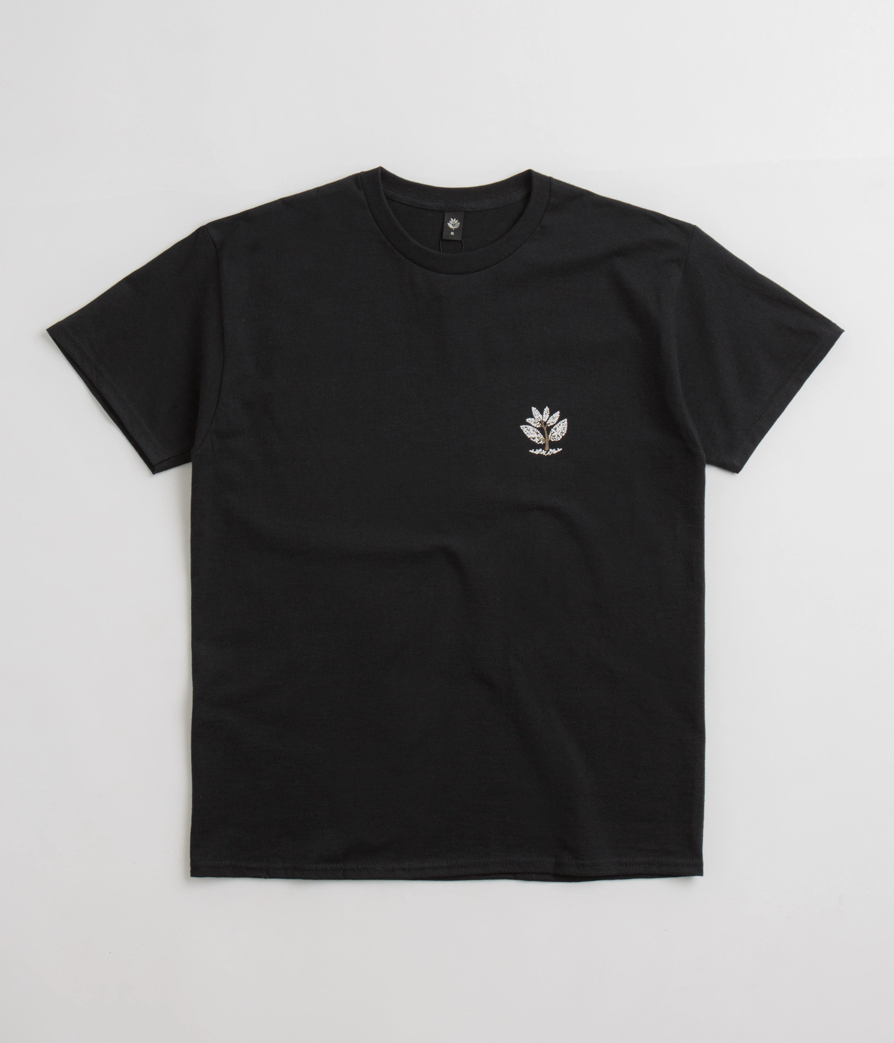 Sleep Versatile and Stylish Magenta Blossom T-Shirt - Black