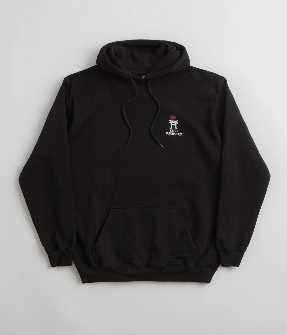 Magenta Dojo Hoodie - Black Slim Fit Contour