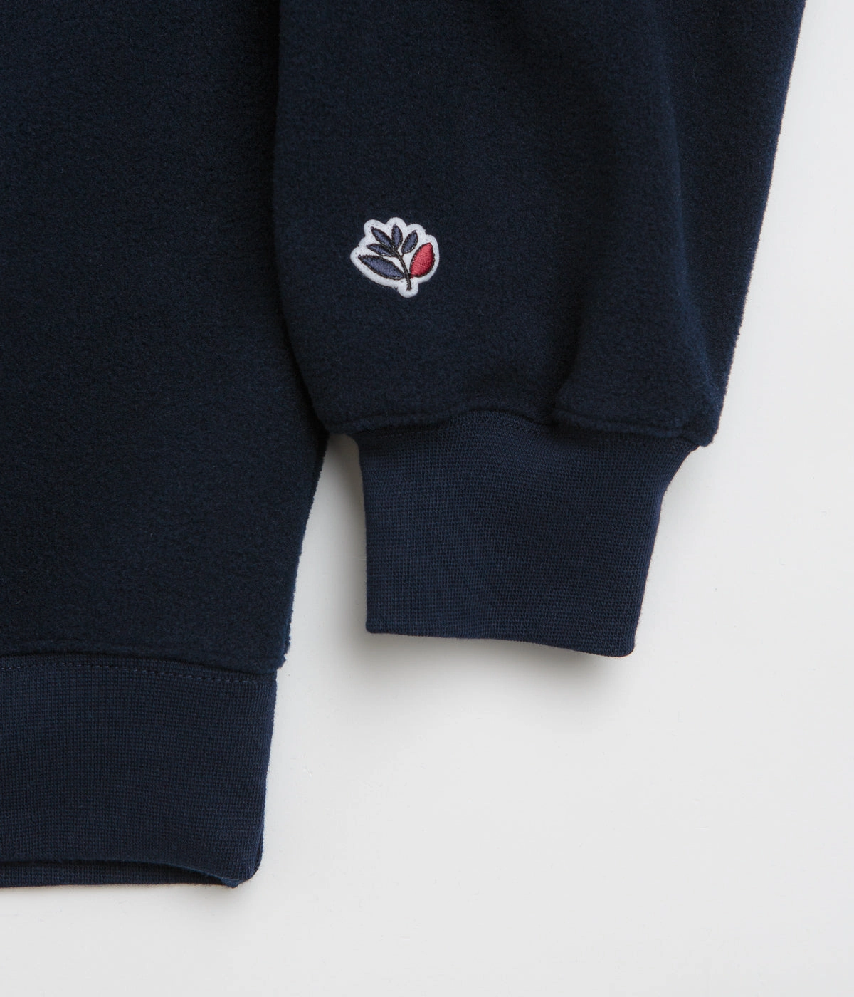 Magenta Script Crewneck Sweatshirt - Navy formal party Home Wear