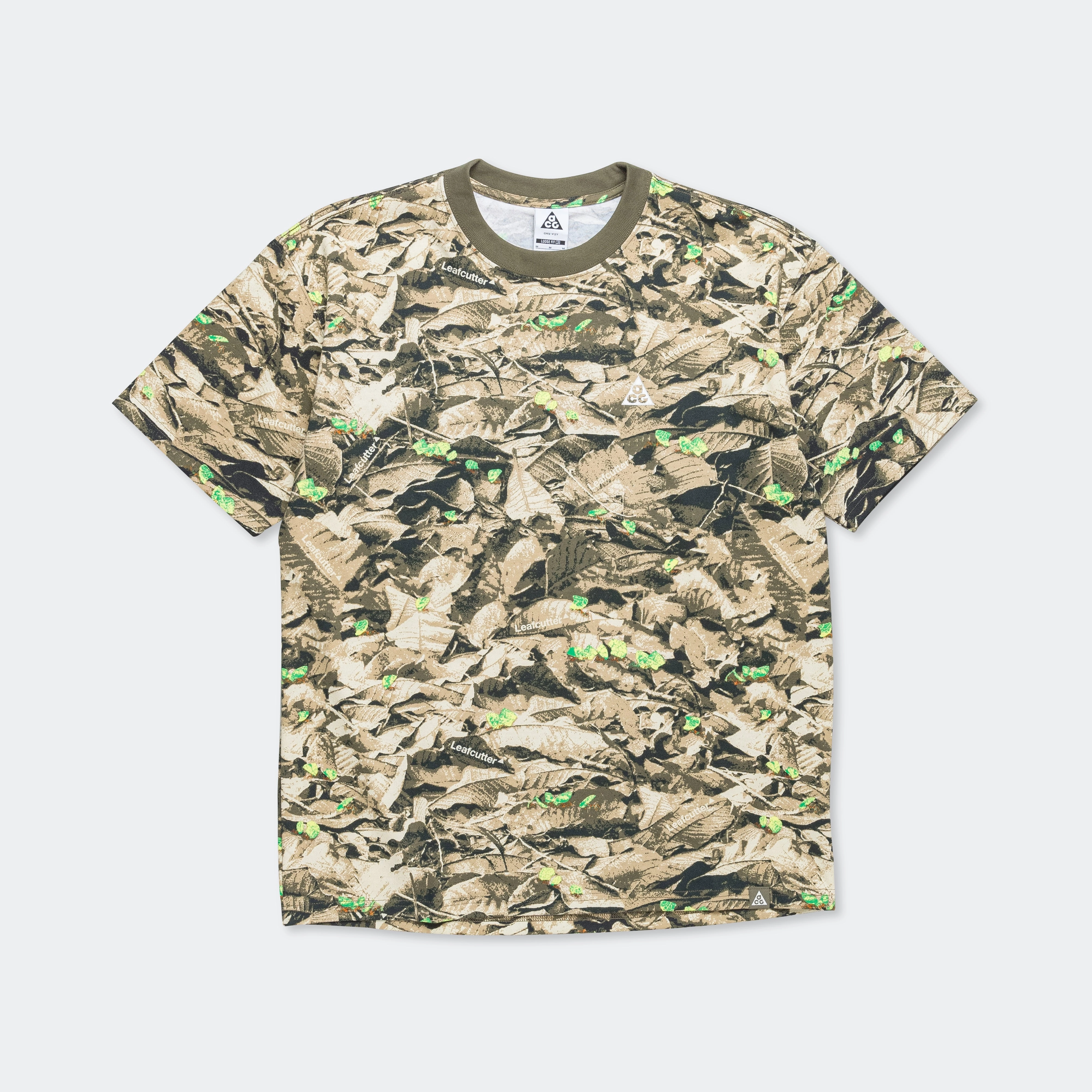 Dri-Fit Tee OC Leafcutter - Medium Olive Raw Edge Hem