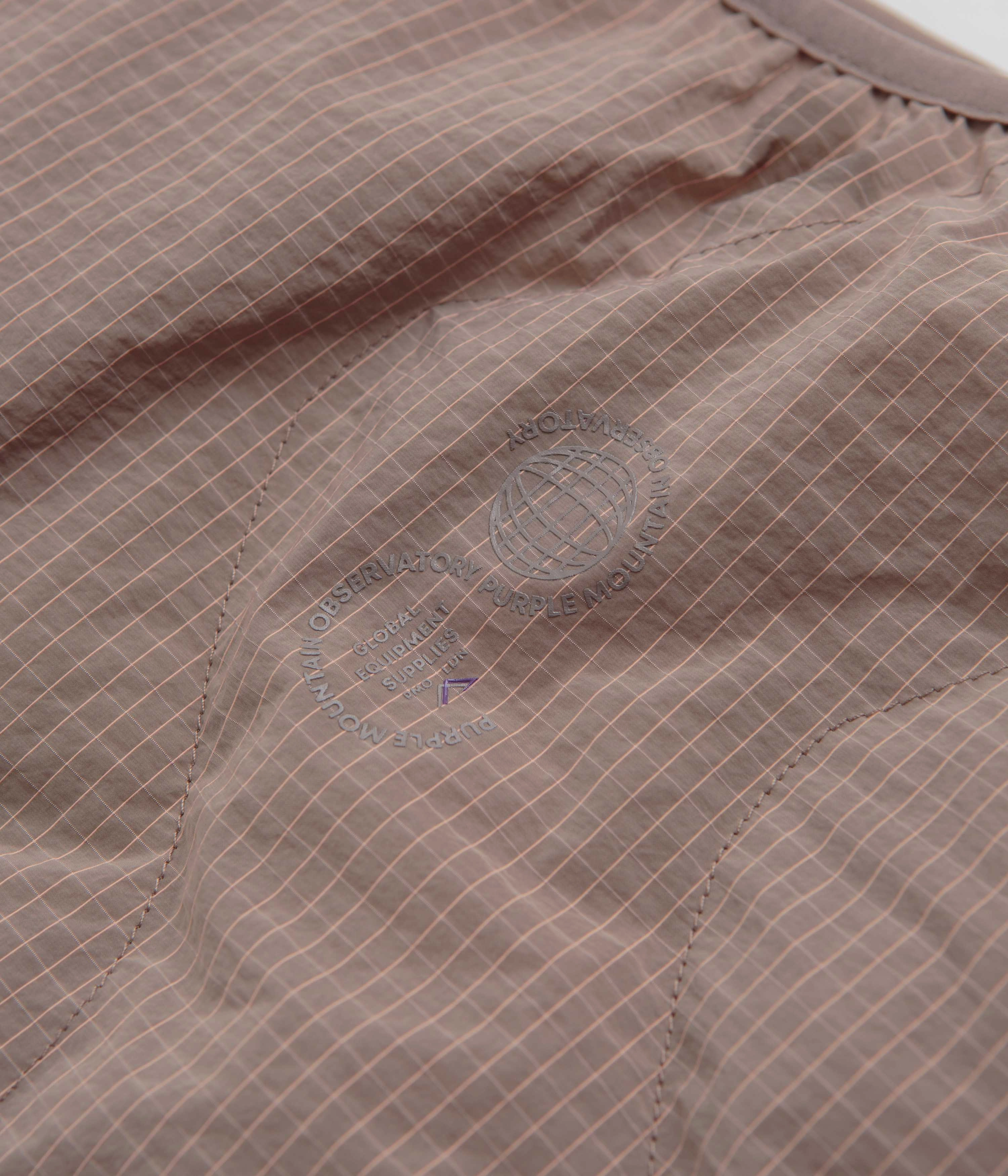 anniversary event Interchangeable Liner System Purple Mountain Observatory Waves Ripstop Vest - Putty