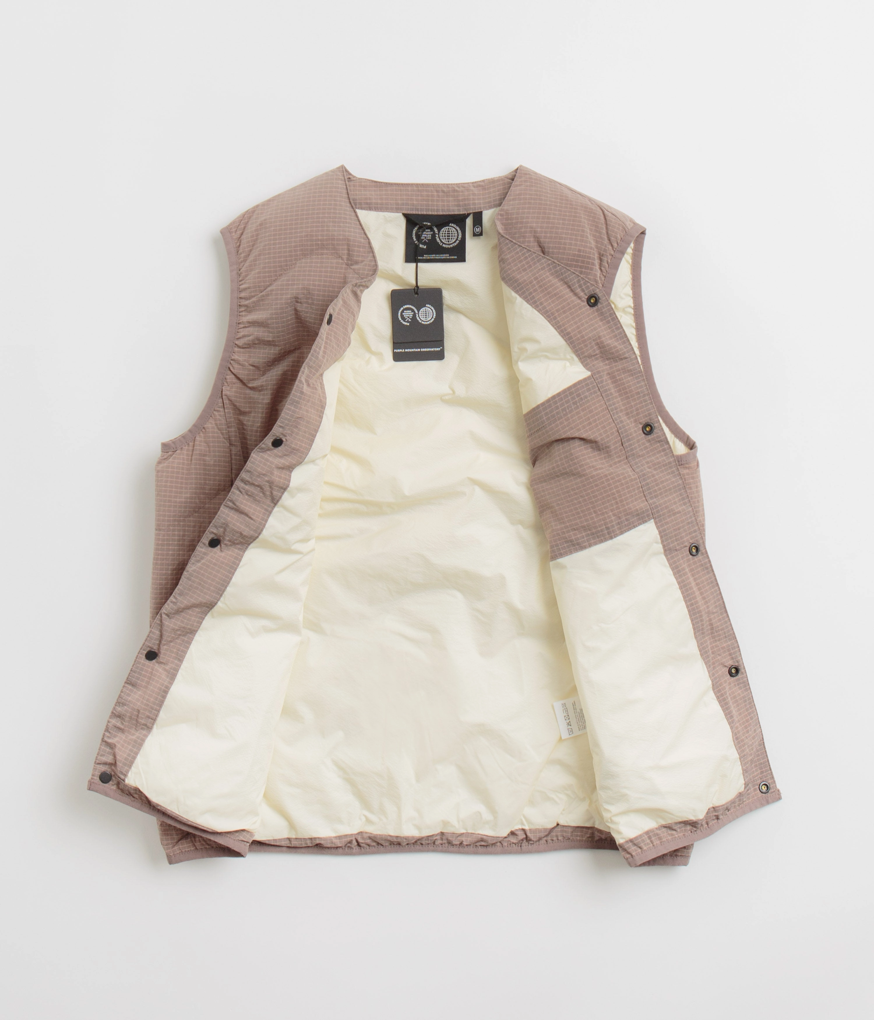 Approach Chemistry Purple Mountain Observatory Waves Ripstop Vest - Putty