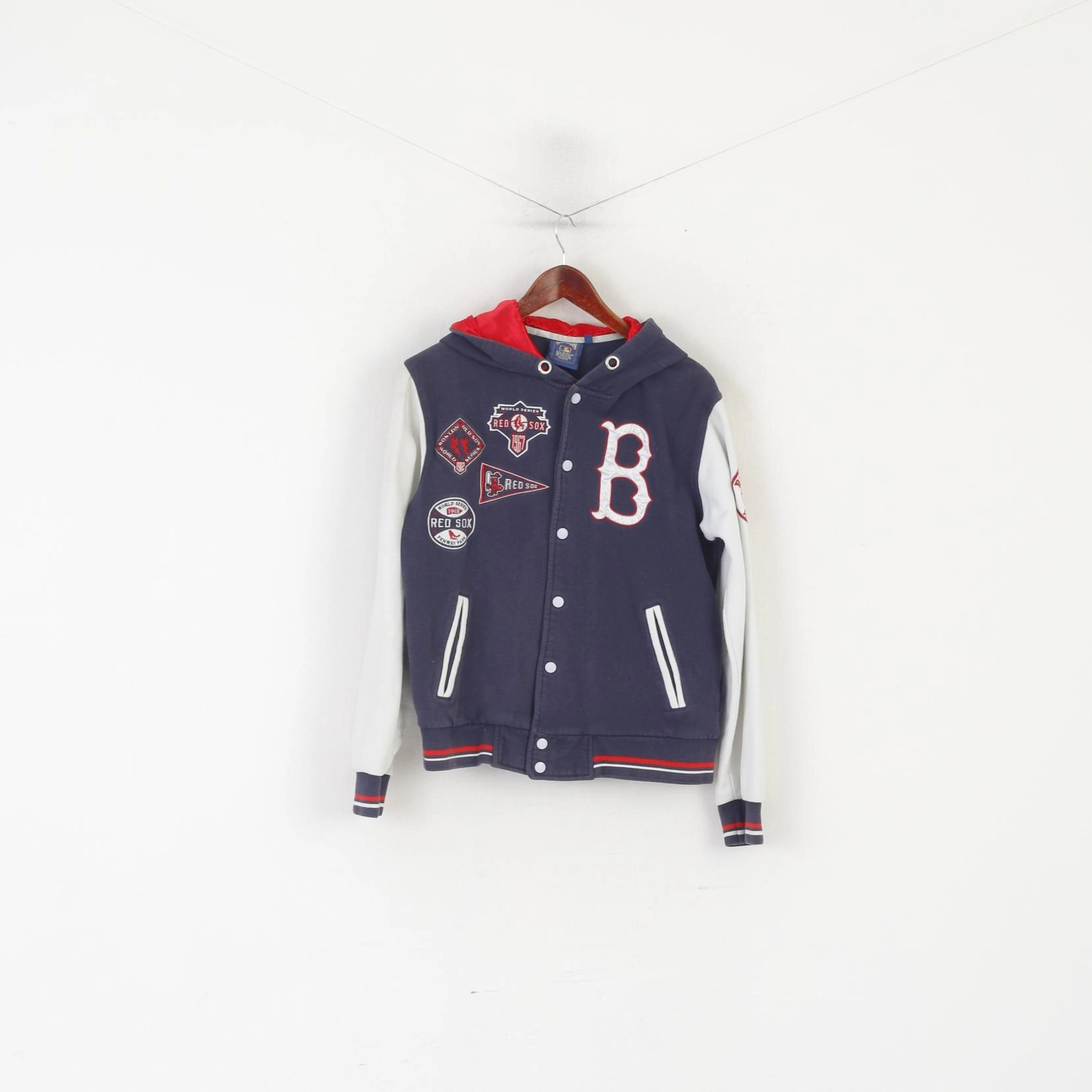 Majestic Athletic Cooperstown Men S Sweatshirt Navy Boston Red Sox Vintage Top Weekend Wear product premium quality