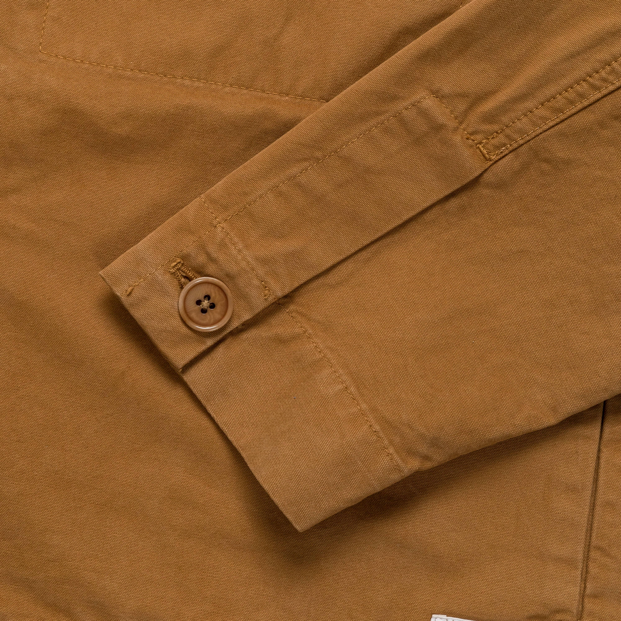 Lace Accent Marc Canvas Overshirt - Duck