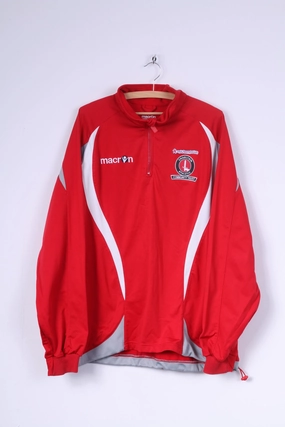 Brand Name Marcon Mens XXL Warm Up Sweatshirt Charlton Athletic Comunuity Trust