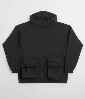 Snow Peak Nylon Tussah Jacket - Black Light Reflective Trims Eco Friendly