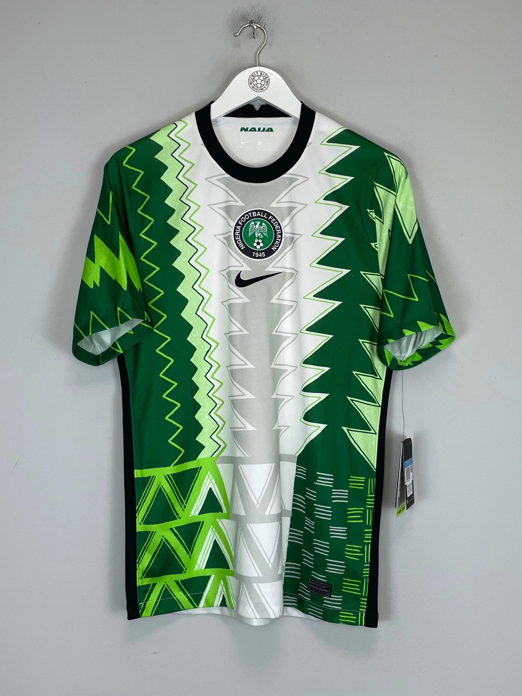 Functional Design Sporty Gear 2020/21 NIGERIA *BNWT* HOME SHIRT (M) NIKE