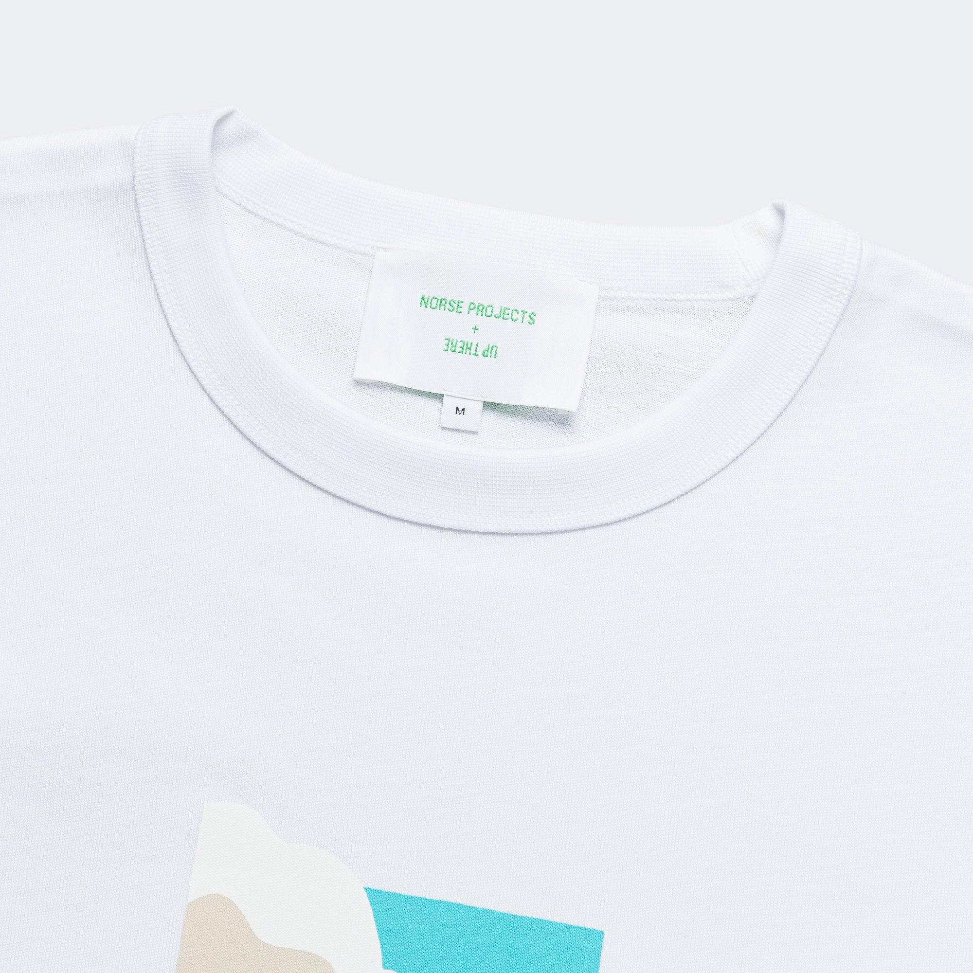 Washable MCH Car Simon Heavy T-shirt x UP THERE - White