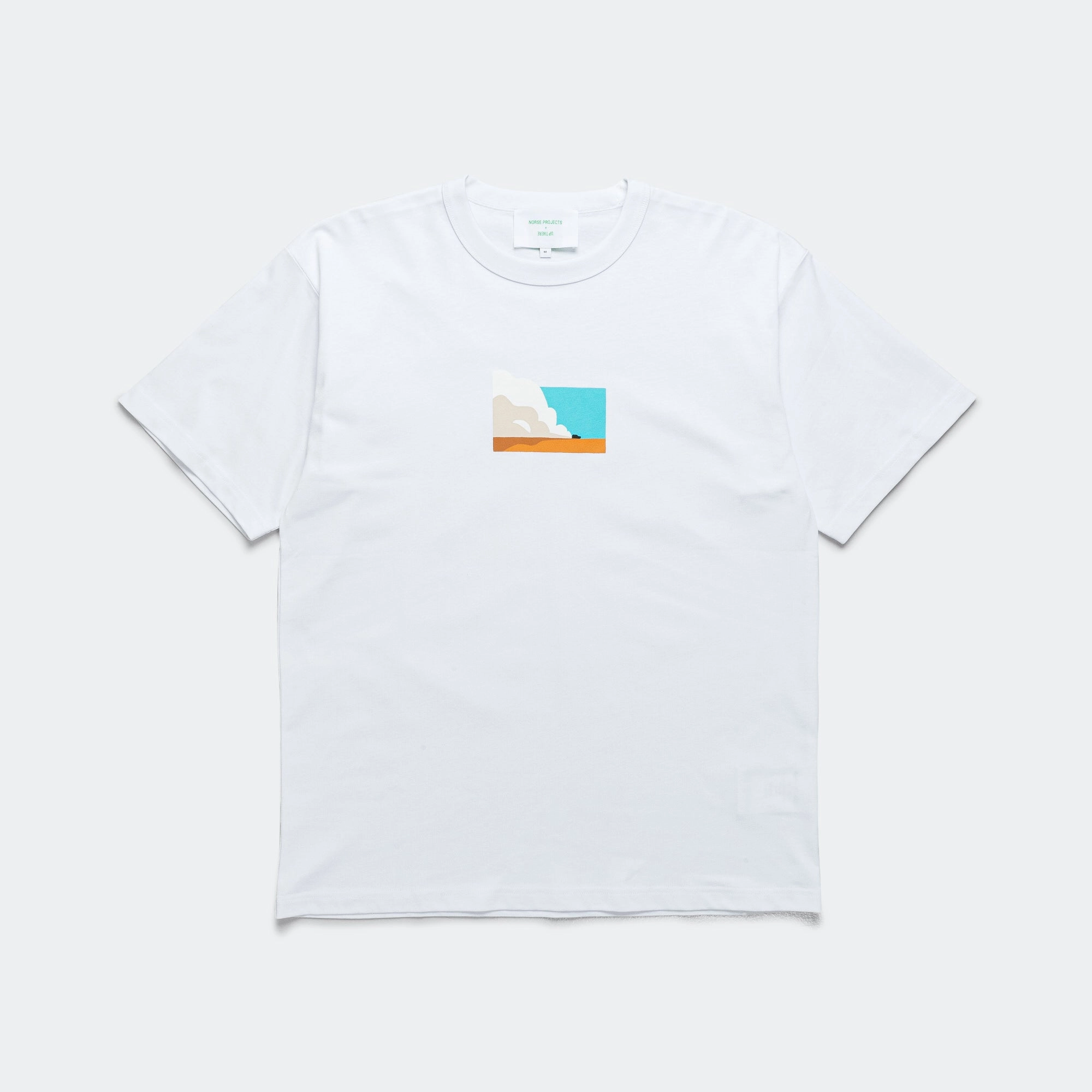 MCH Car Simon Heavy T-shirt x UP THERE - White Eco friendly materials Movie Night