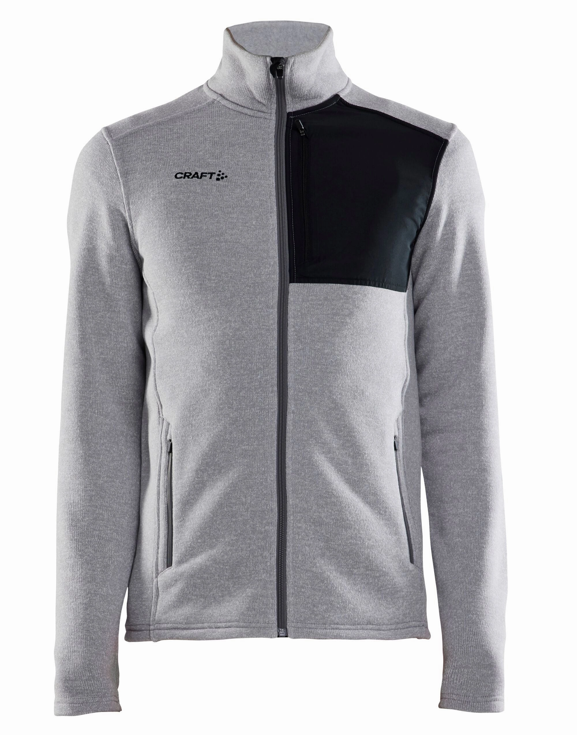 Mens ADV Explore Heavy Fleece Jacket | GREY MELANGE/BLACK Alpine Outfit Trekking Layer
