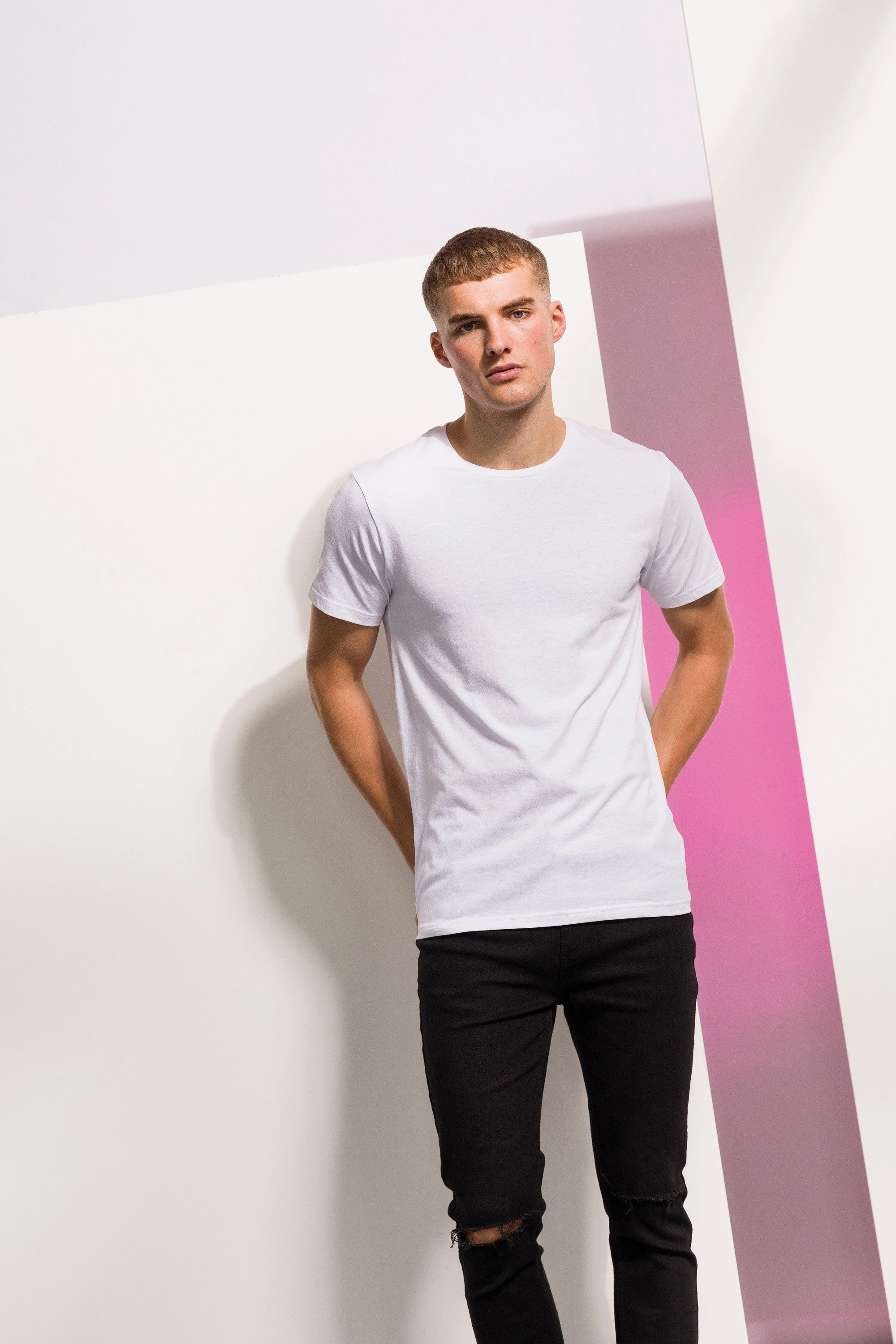 Light Style Trend Mens Feel Good Stretch T-Shirt | BLACK