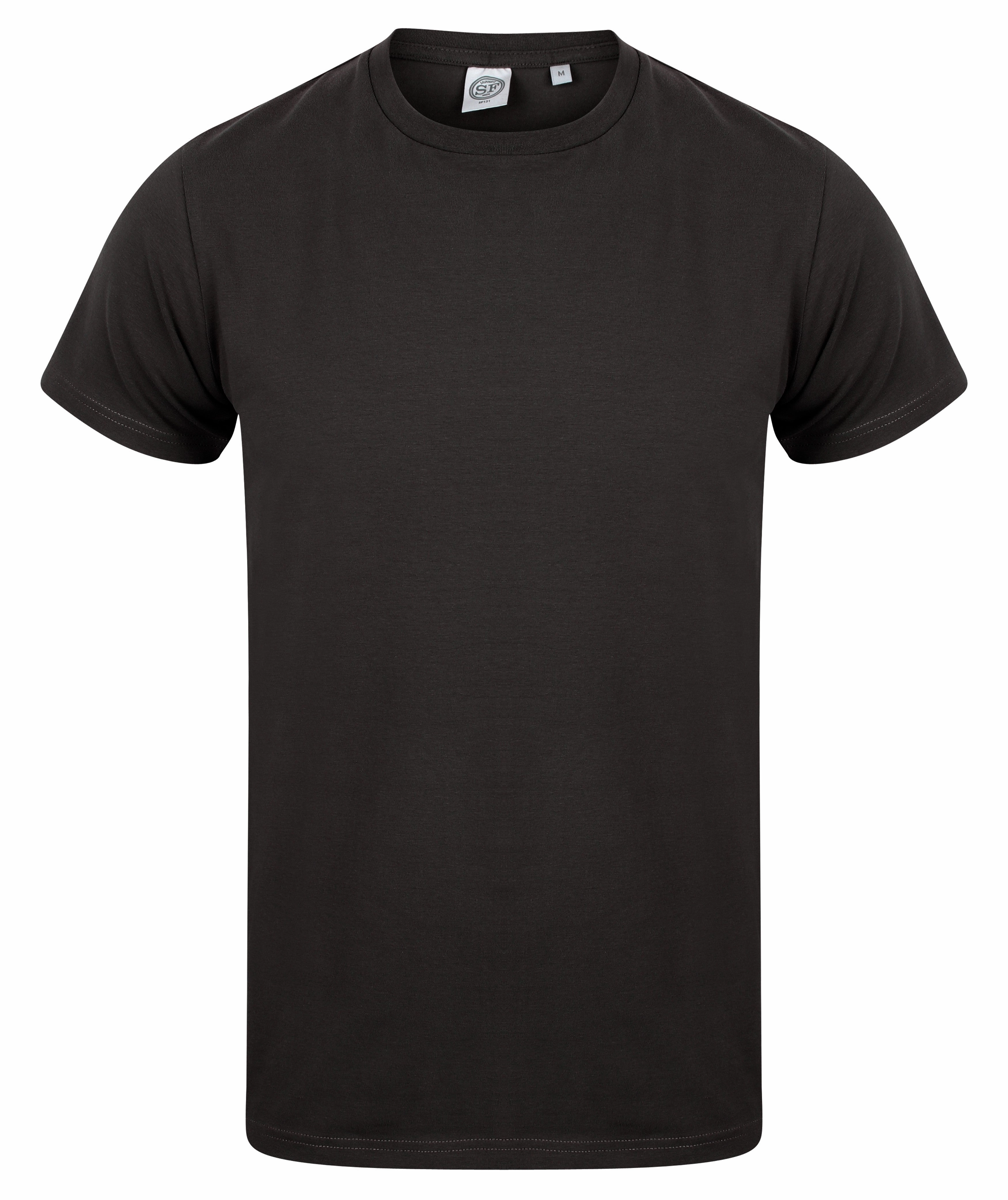Mens Feel Good Stretch T-Shirt | BLACK Durable Stitching Chill Style