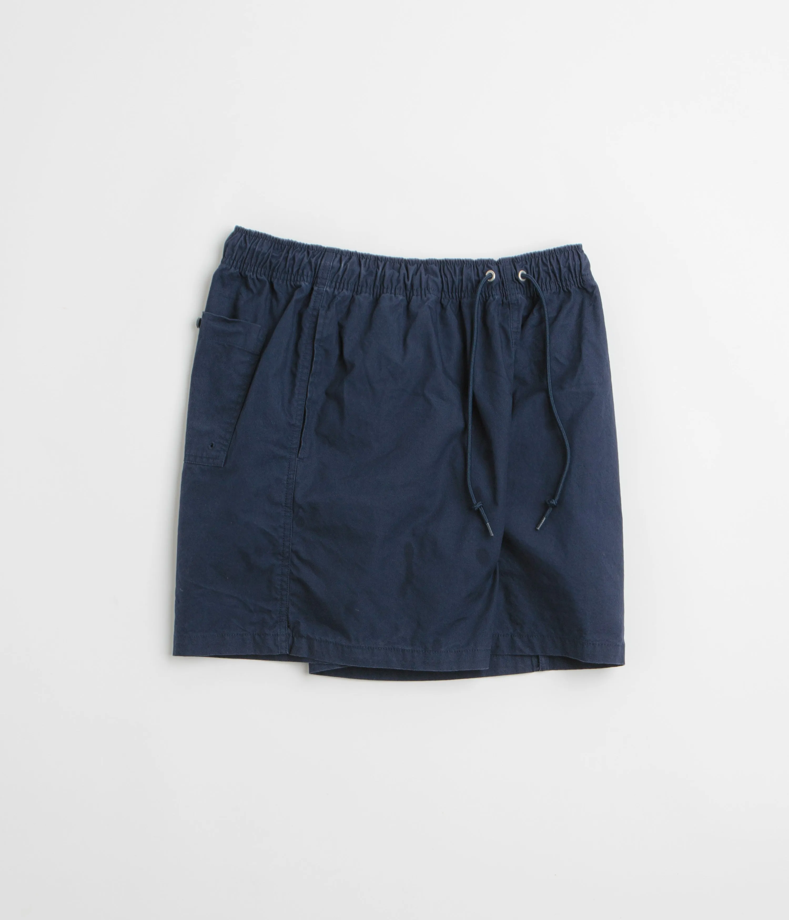 Patchwork Design Nike Club Flow Wash Shorts - Obsidian / Obsidian