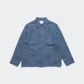 Western Shirt - Blue Denim Weekend Outfit Vintage Style