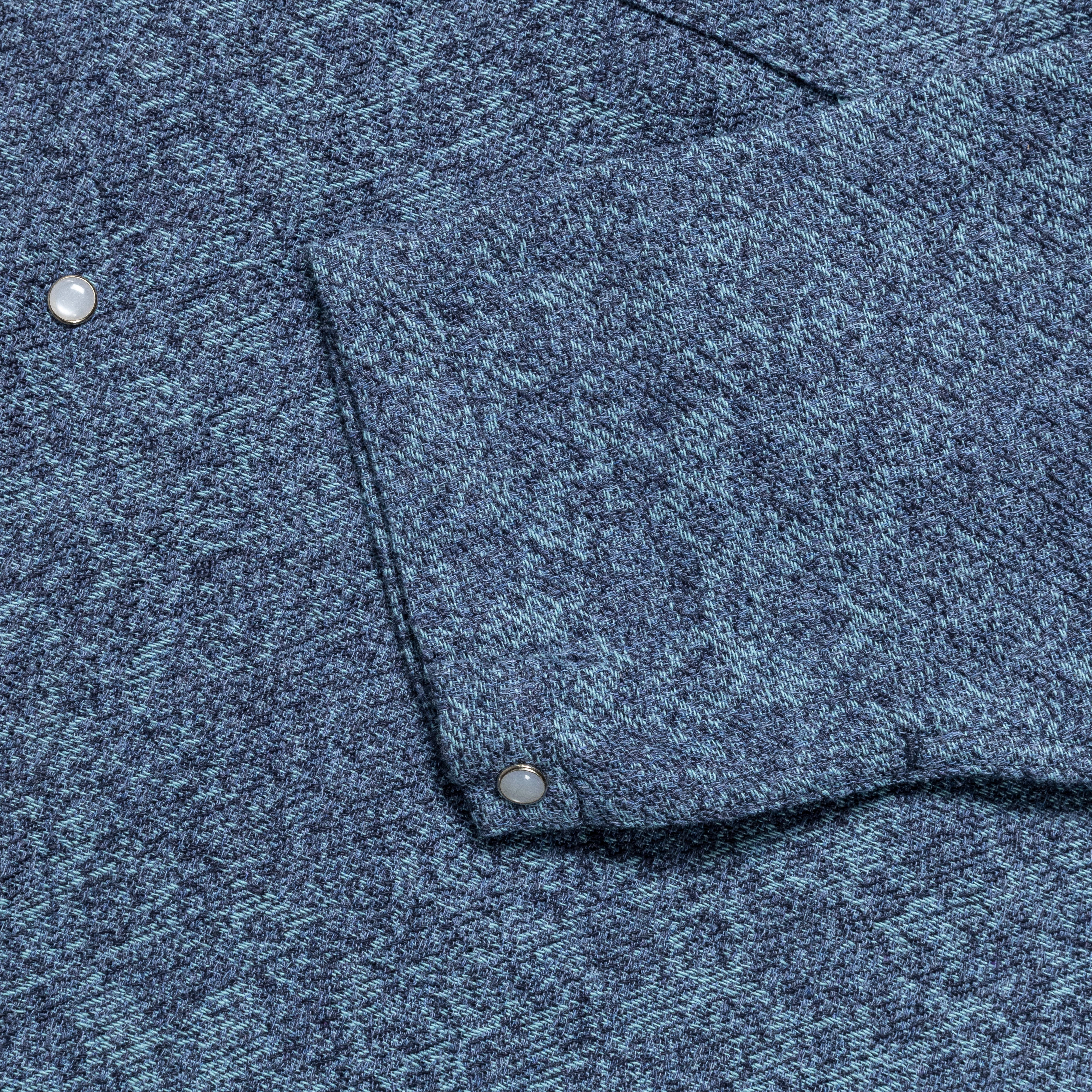 Western Shirt - Blue Denim Classy Detail hypoallergenic material
