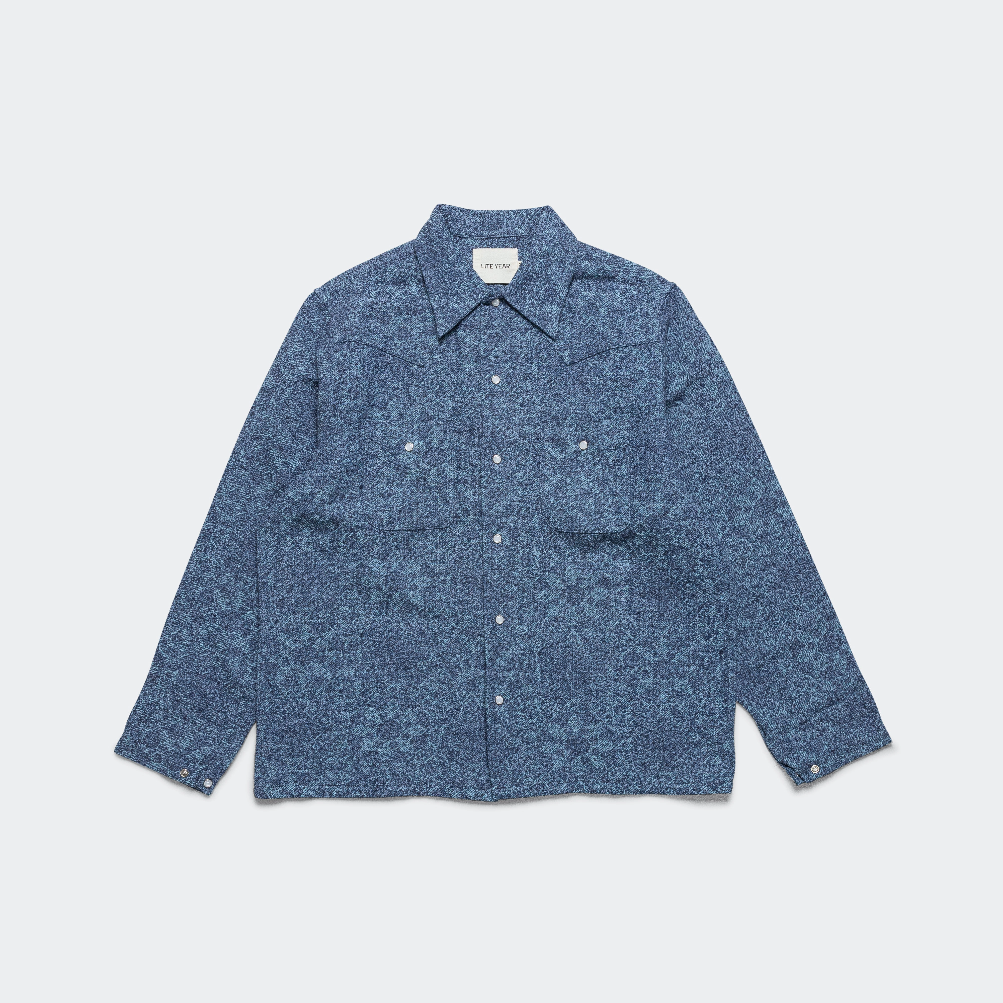 Western Shirt - Blue Denim Weekend Outfit Vintage Style