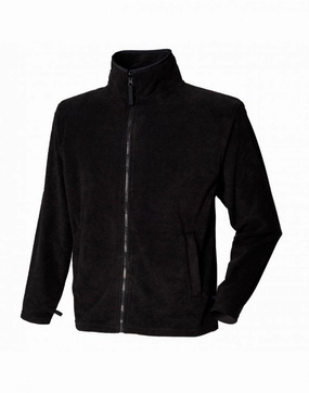 Stay Loose Casual Day Micro Fleece Jacket | BLACK