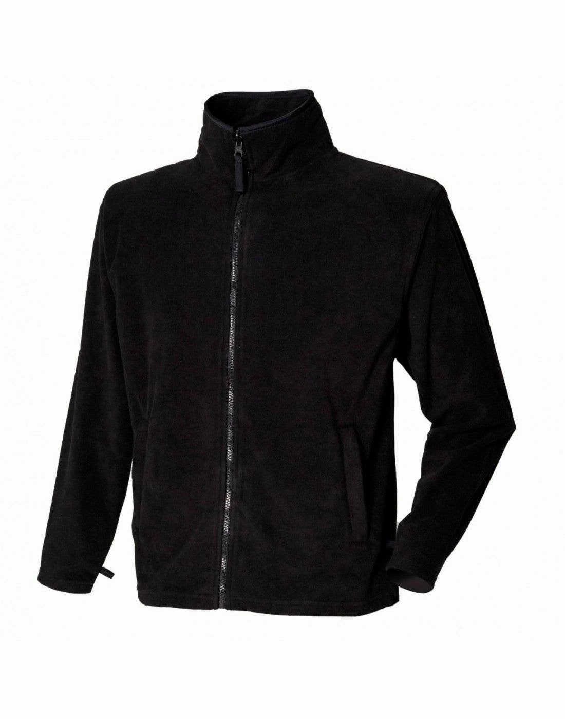 Stay Loose Casual Day Micro Fleece Jacket | BLACK