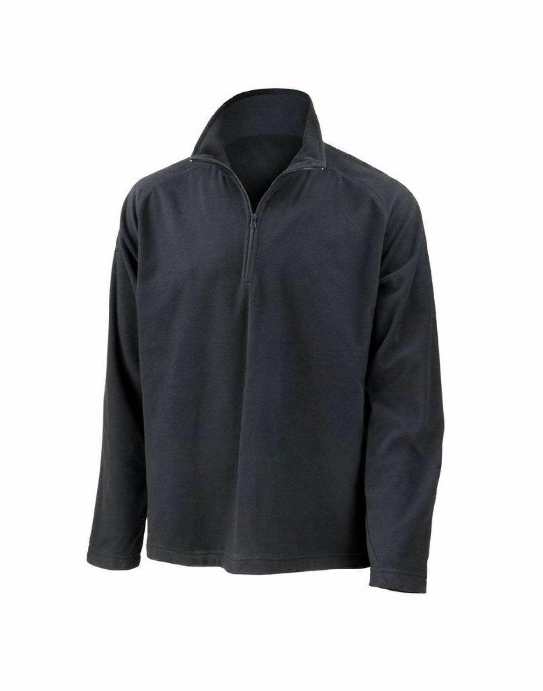 Warm Liner Layer Up Micro Fleece Mid Layer Top | BLACK