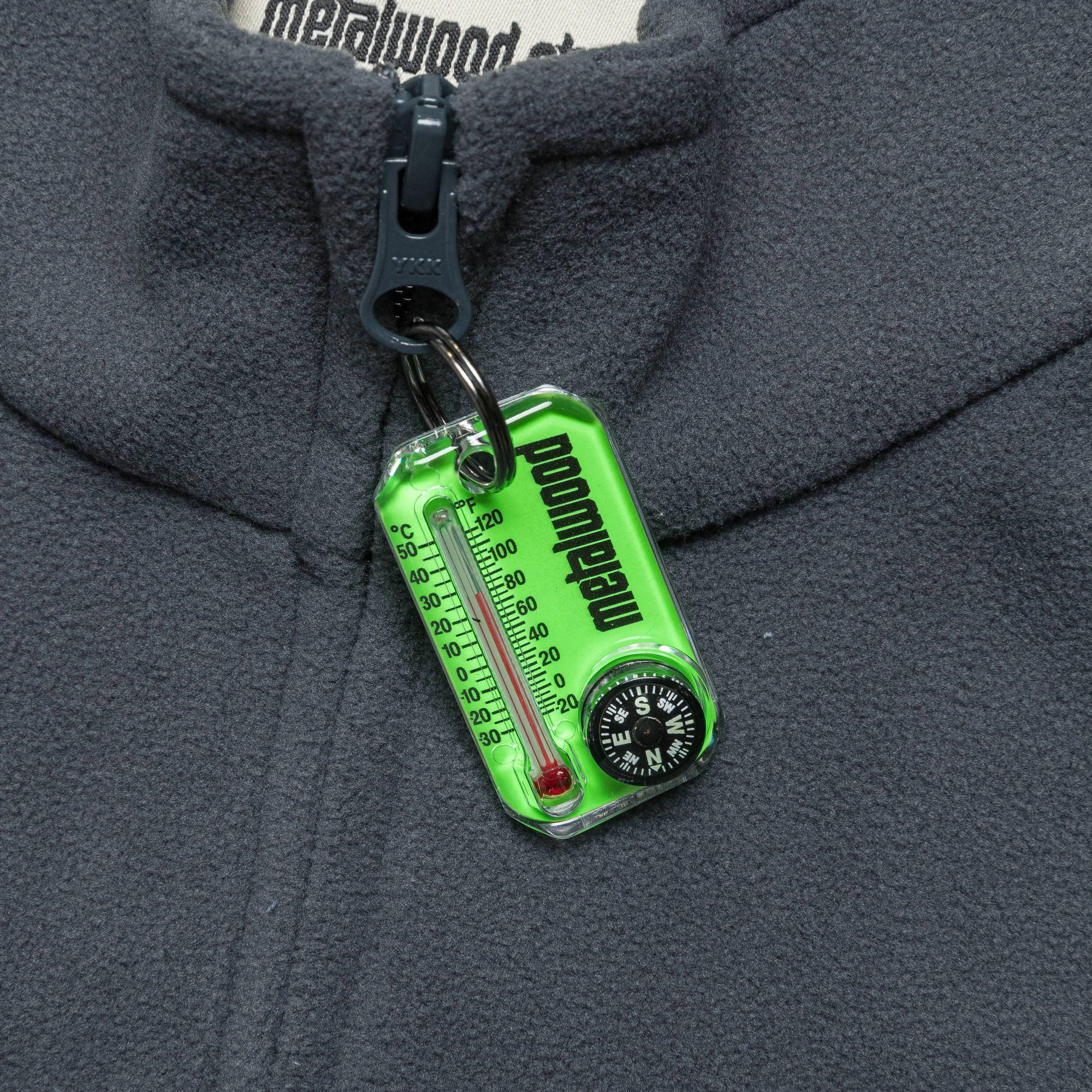 water proof Eco Friendly Coating Micro Fleece Vest - Steel