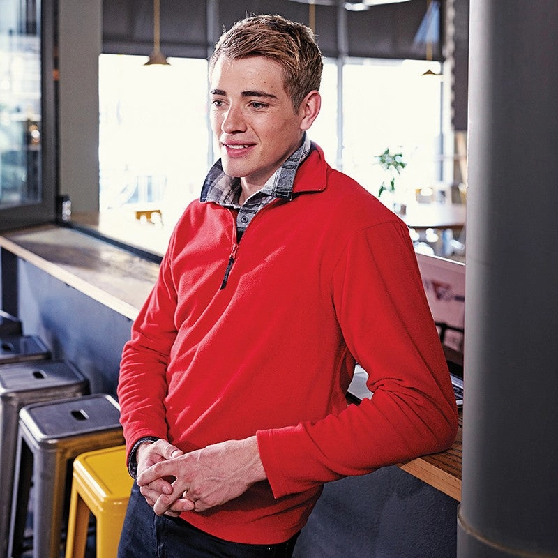 Micro Zip Neck | BLACK Durable Gear Daily Routine