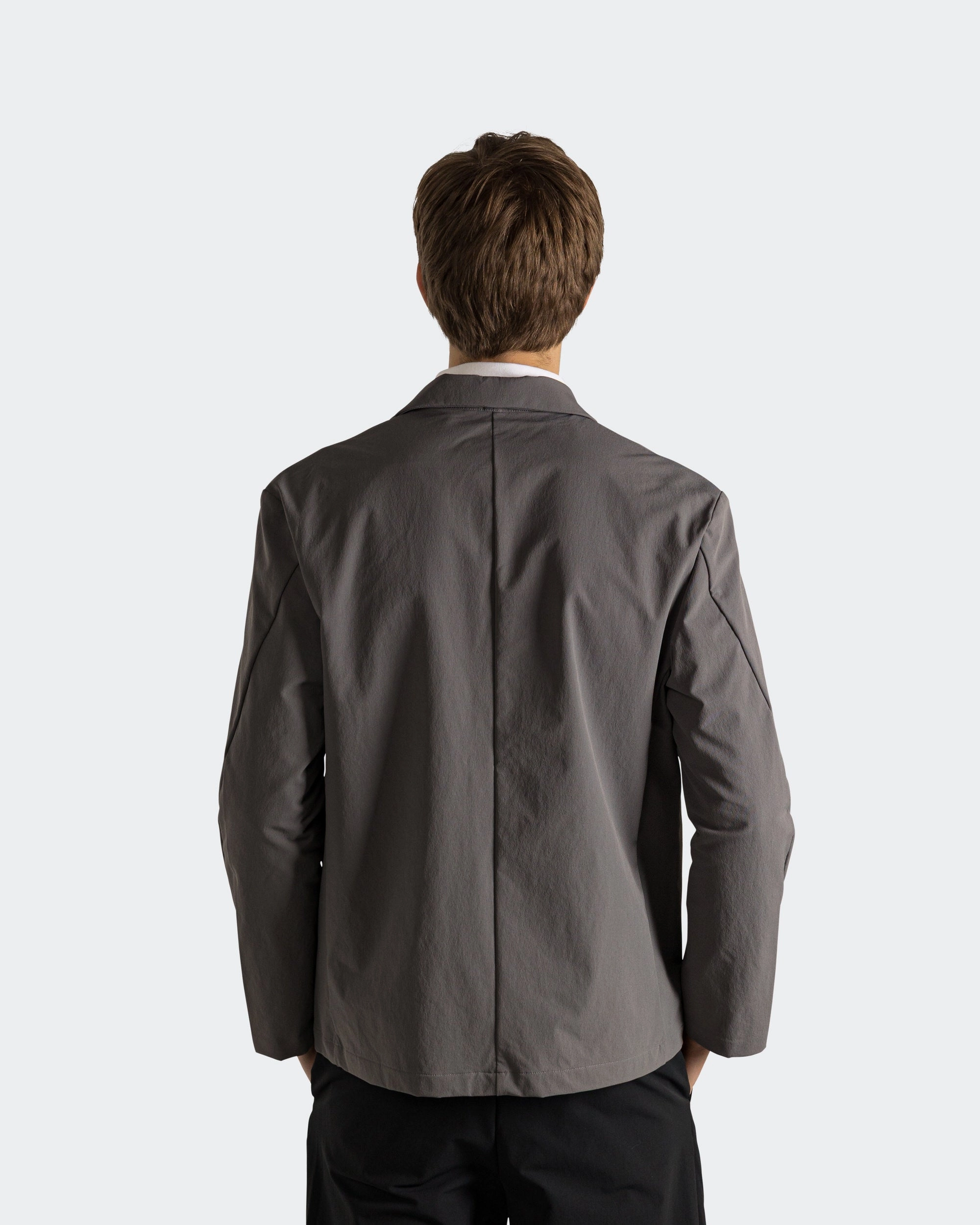 Single Jacket - Grey Silicone Grip Trim quick dry
