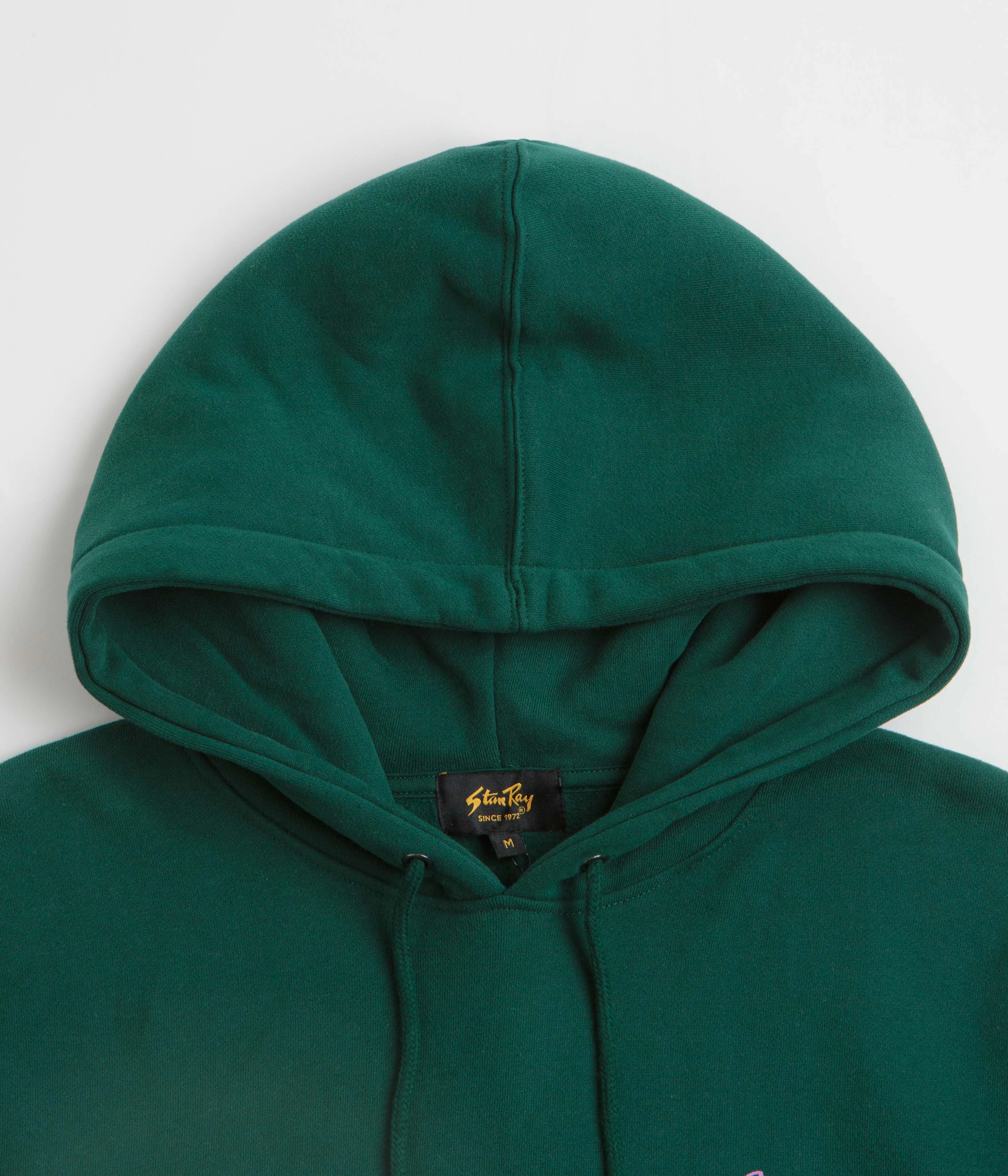 French Terry Cloth Muskox like Stan Ray Mount Blanco Hoodie - Botanical Green
