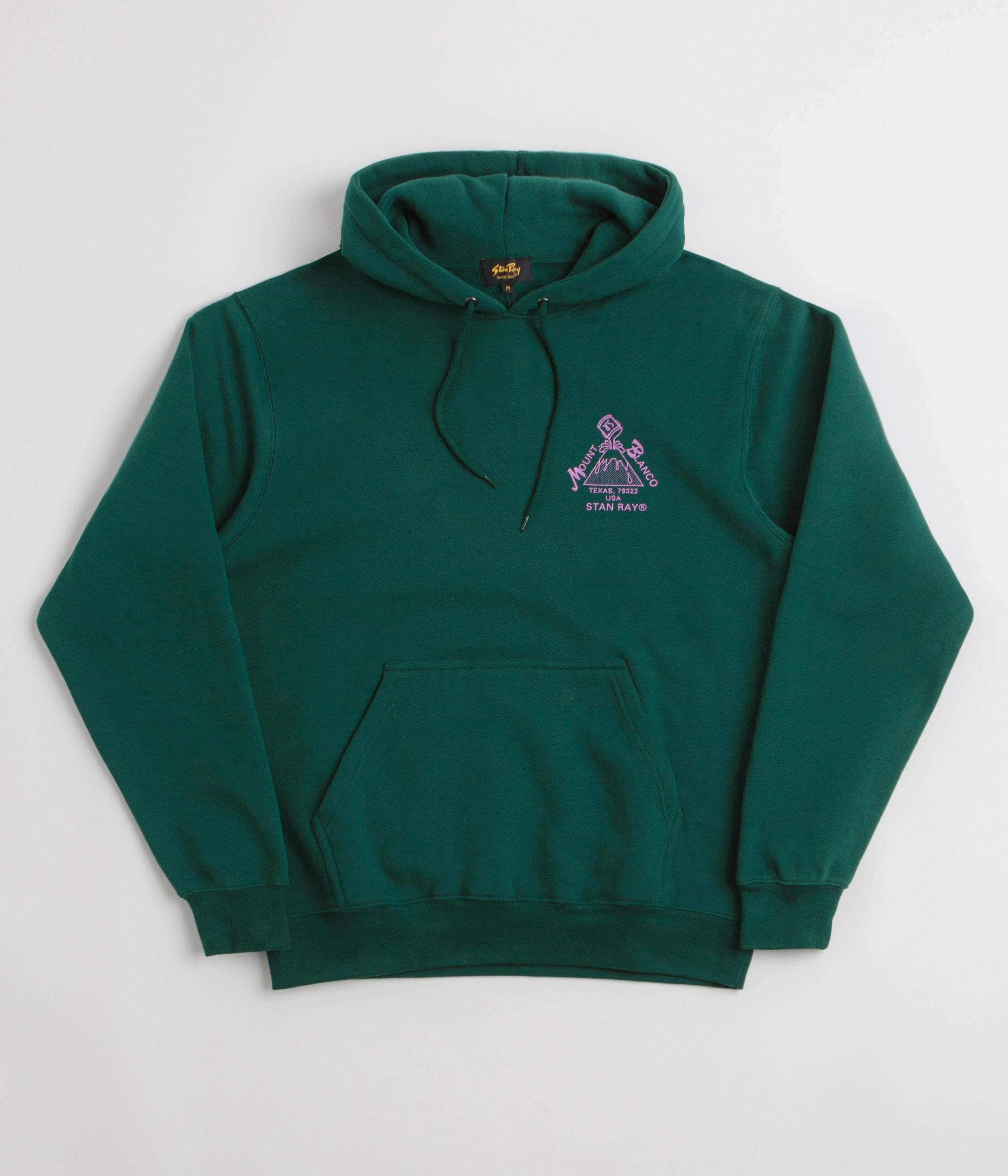 Stan Ray Mount Blanco Hoodie - Botanical Green Adjustable Breathable Cotton