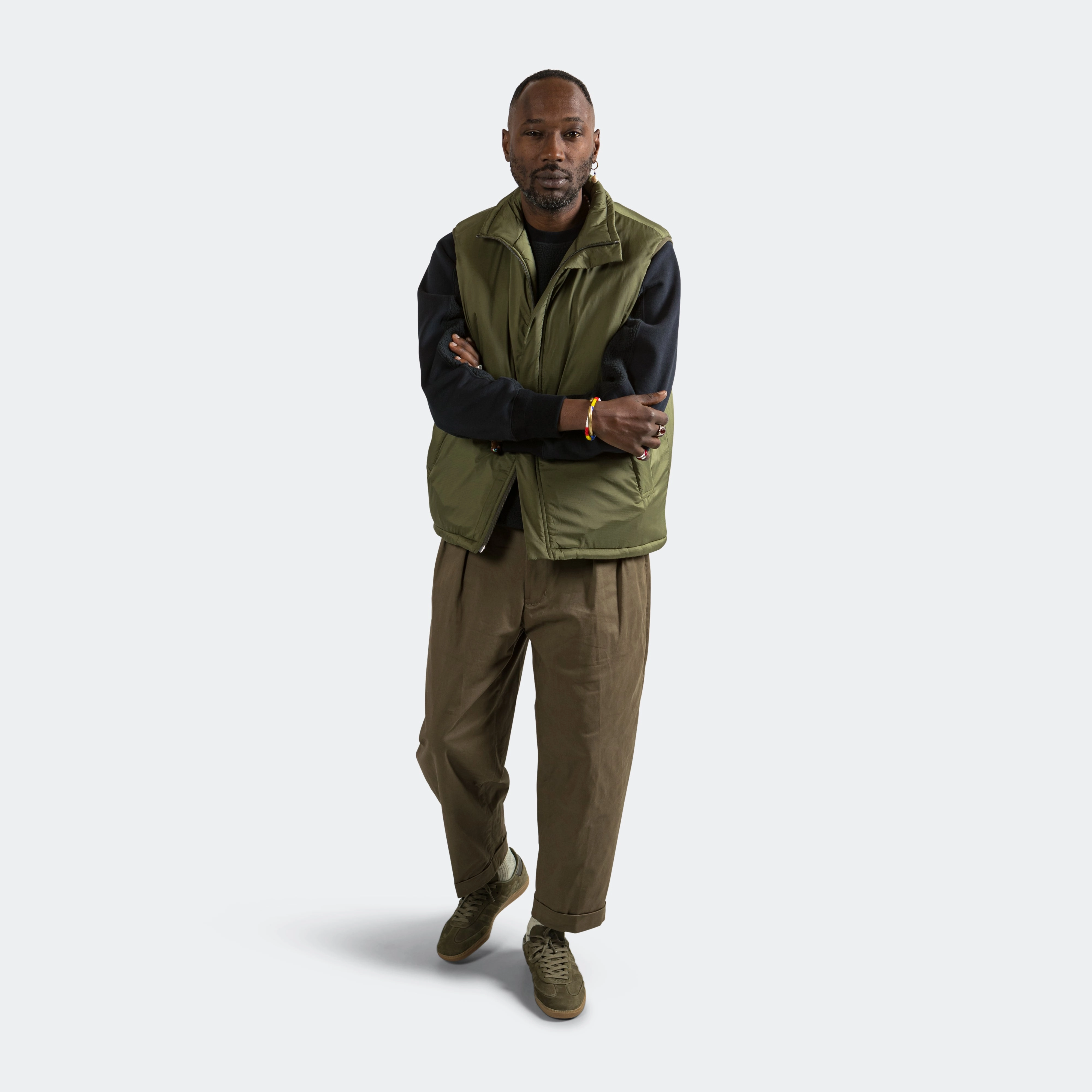 MeshLinedVents MIL Puff Vest Nylon Rip Stop - Olive