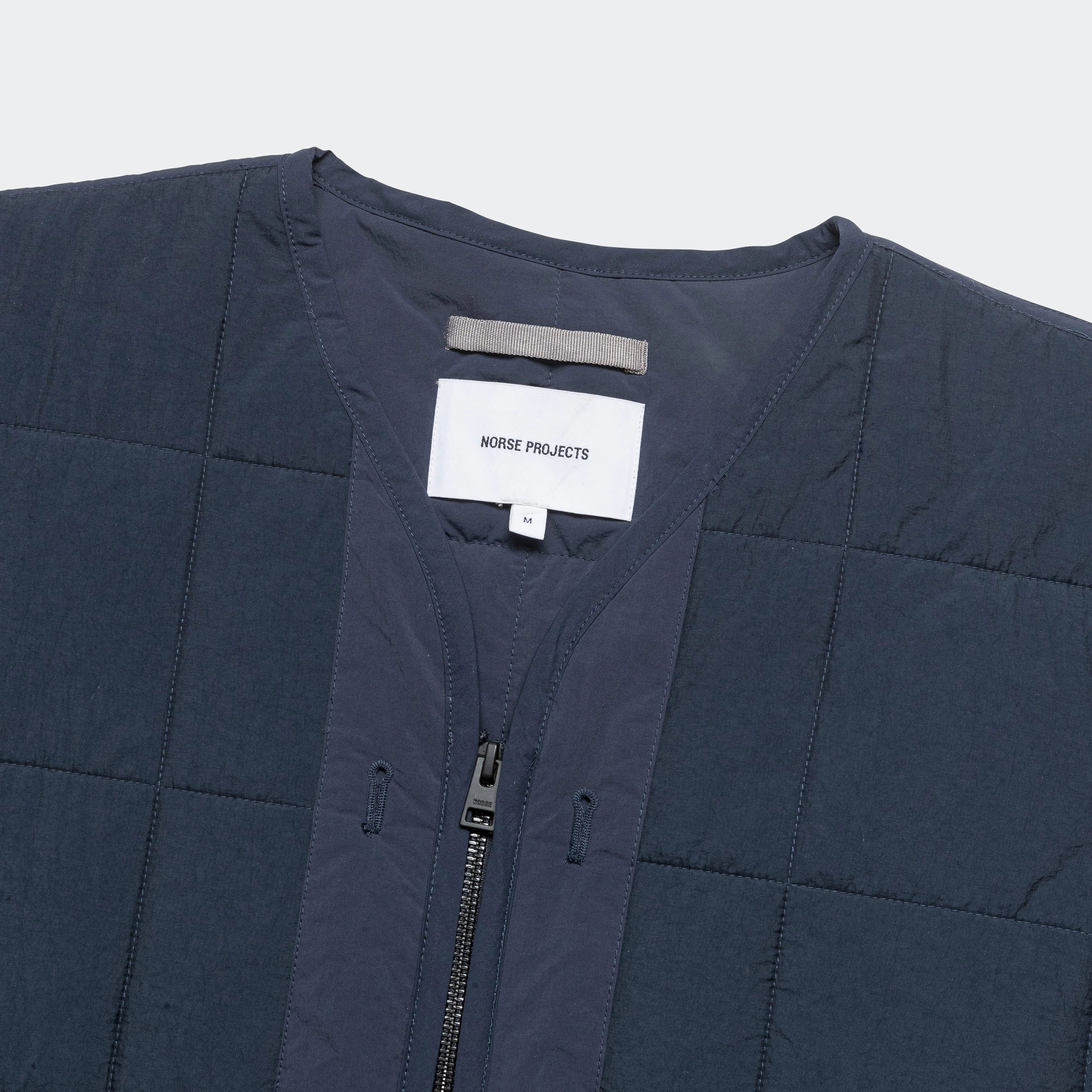 High Collar Options Military Liner Jacket - Dark Navy