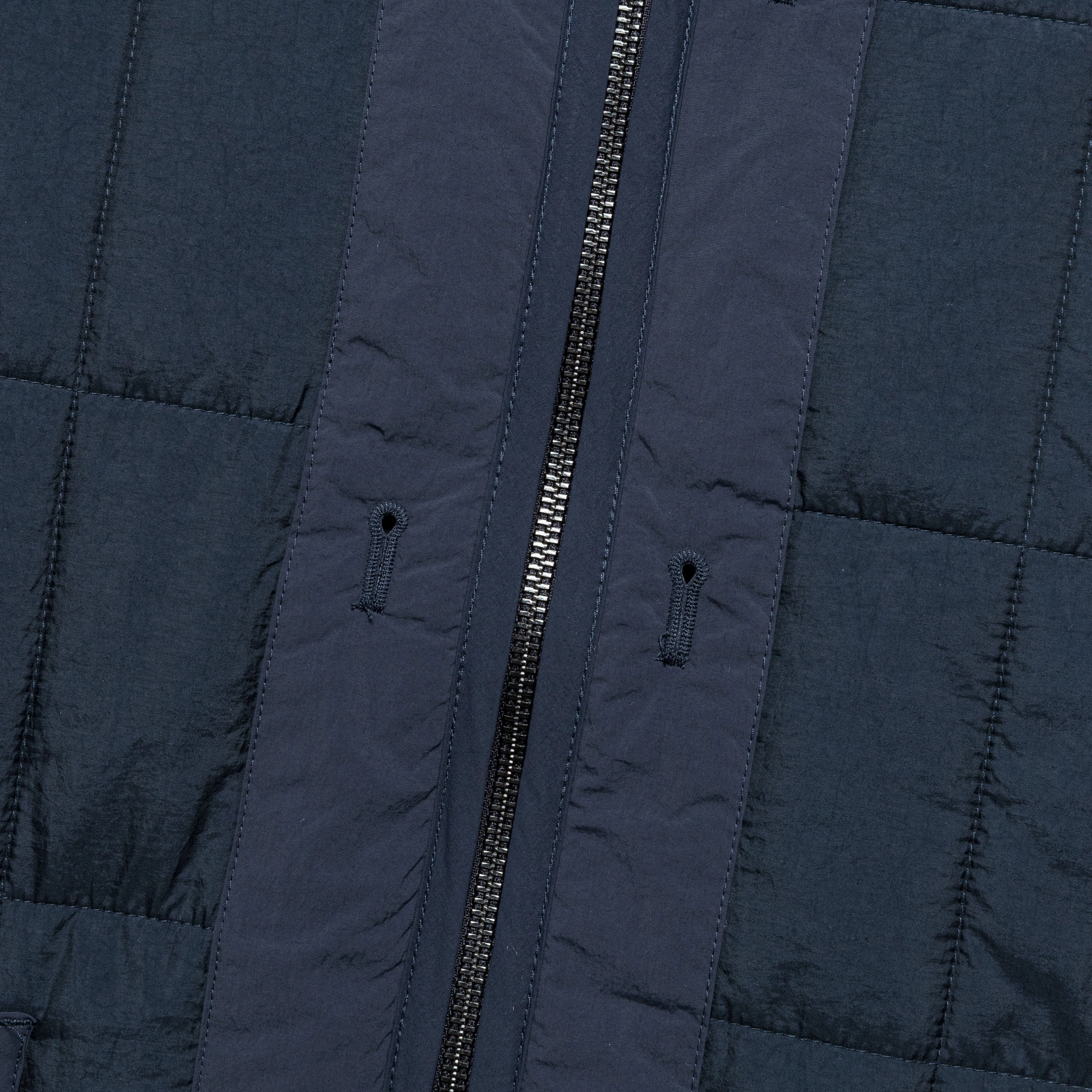 Cold Ready Look Day Hike Style Military Liner Jacket - Dark Navy