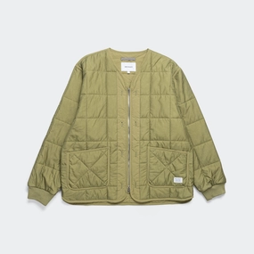 AntiStatic Lining Military Liner Jacket - Moss Green