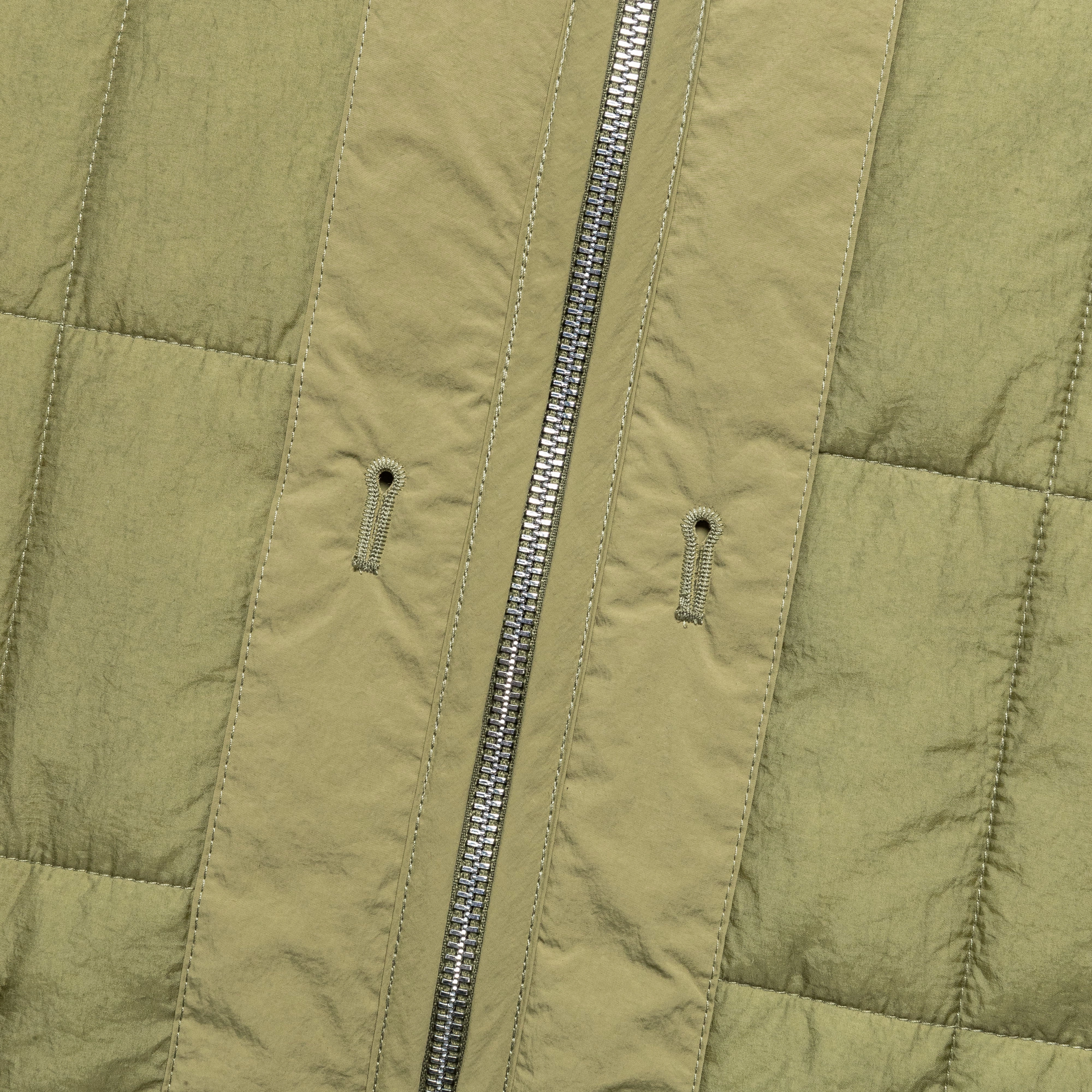 Military Liner Jacket - Moss Green AdjustableHem