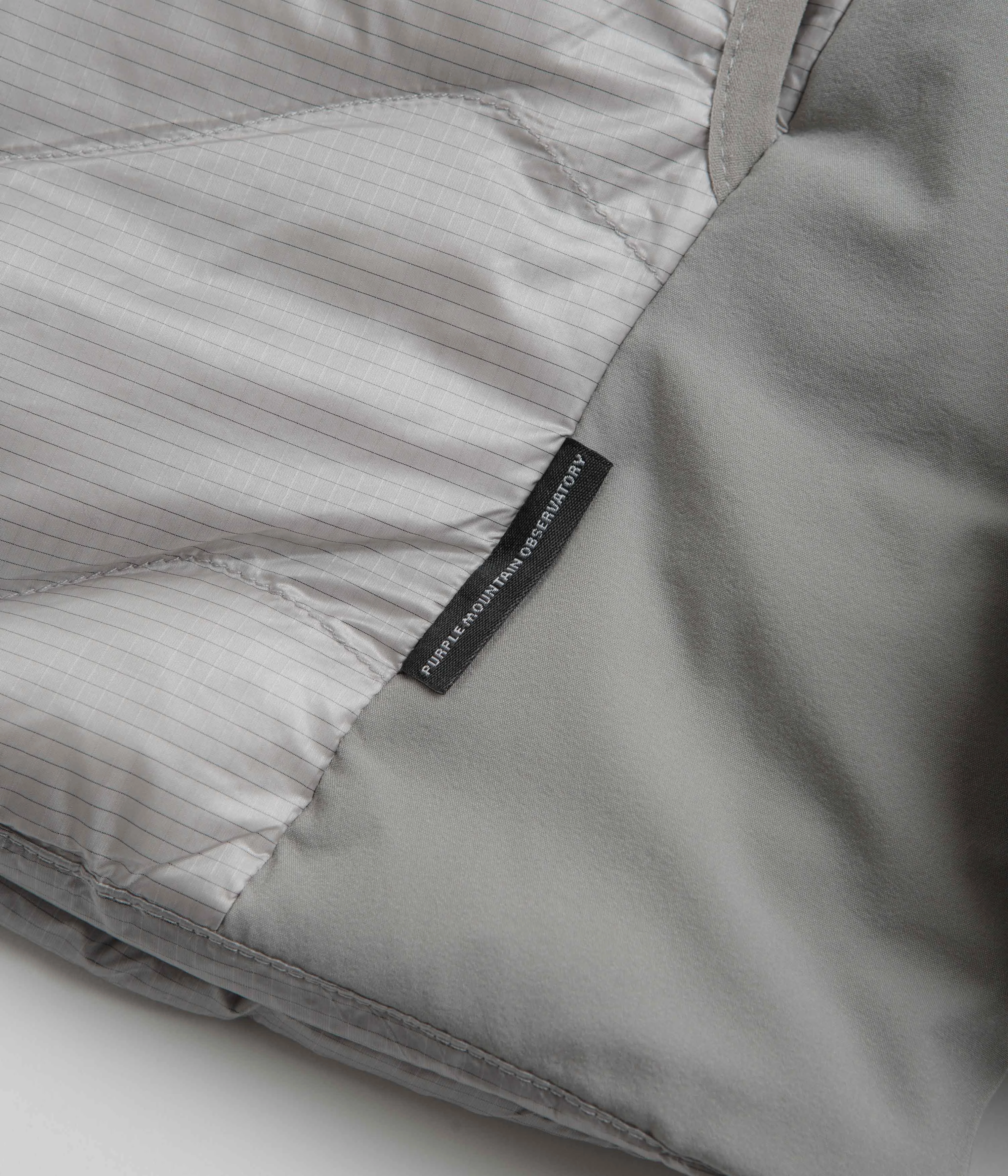 Run Friendly Publish Purple Mountain Observatory Waves Light Puffer Jacket - Grey