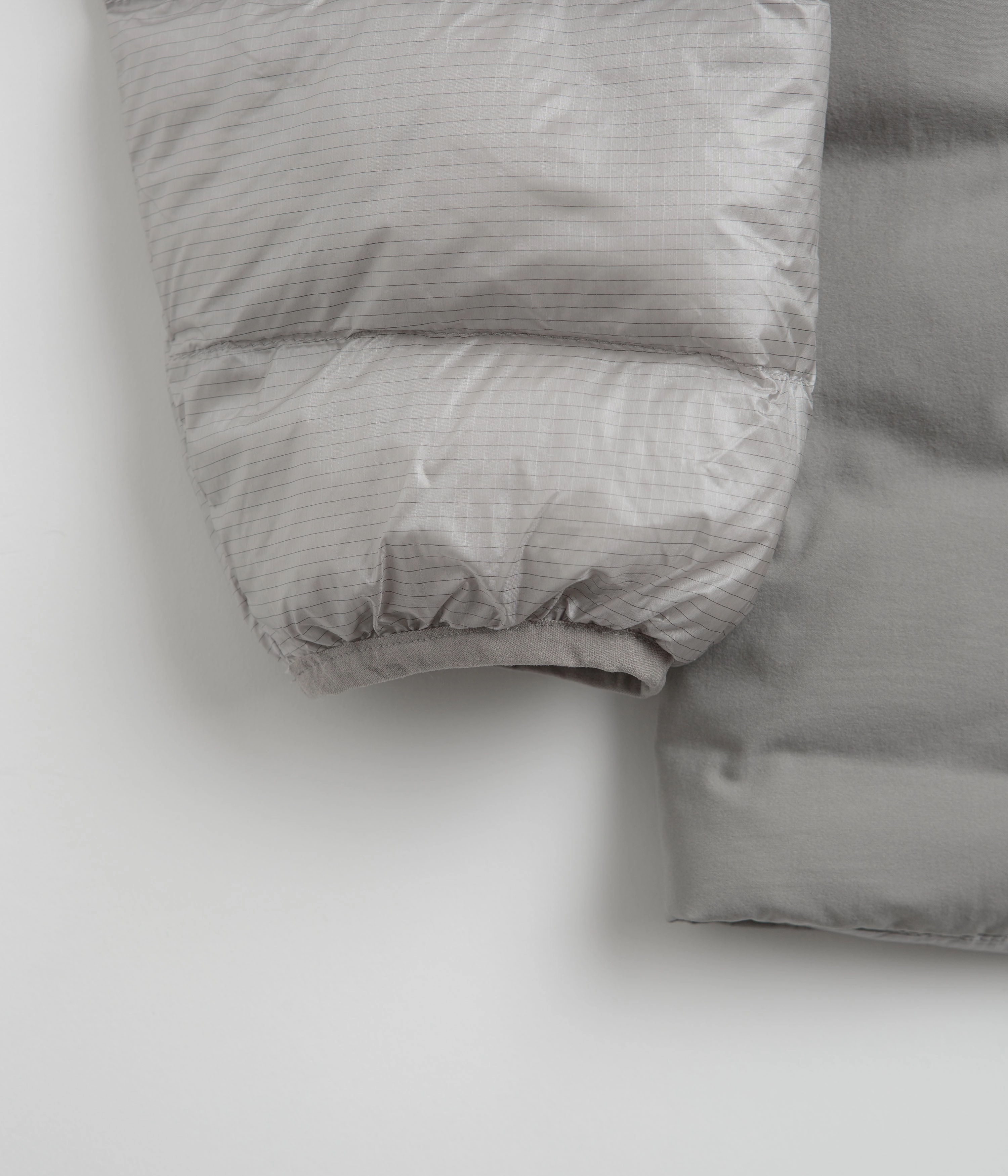 Purple Mountain Observatory Waves Light Puffer Jacket - Grey Hold