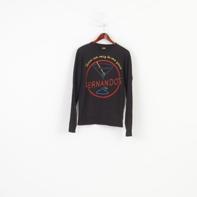 workout wear Cedar Wood State Men S Sweatshirt Black Crew Neck Cotton Fernando's Take Me Out Vintage Top