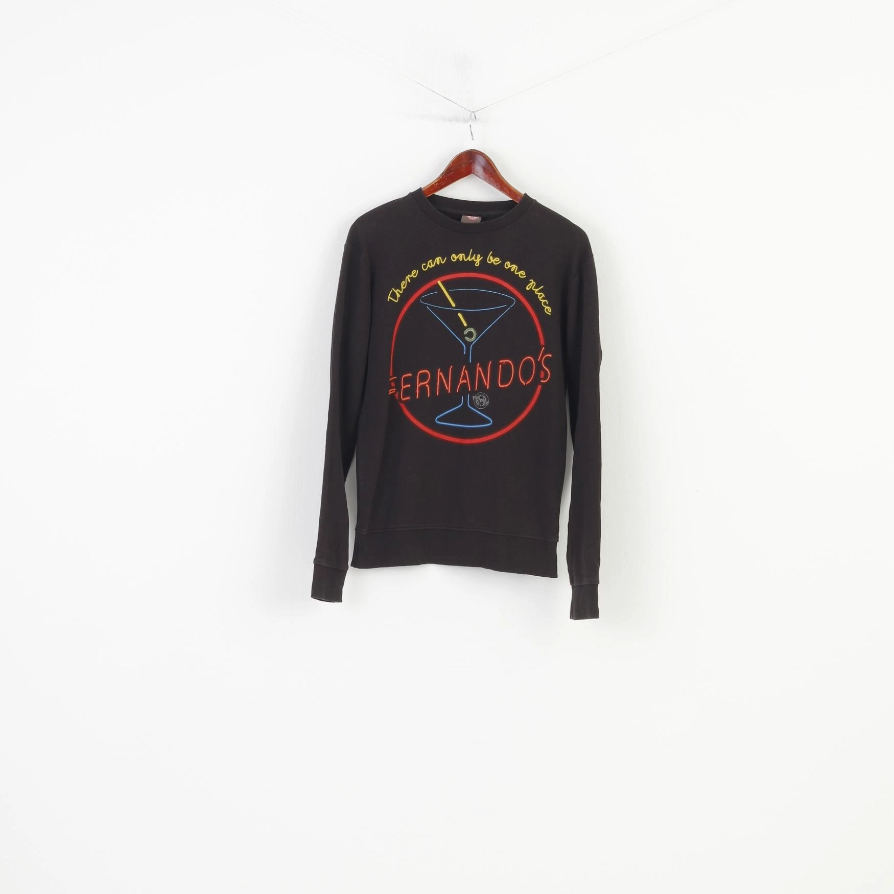 workout wear Cedar Wood State Men S Sweatshirt Black Crew Neck Cotton Fernando's Take Me Out Vintage Top