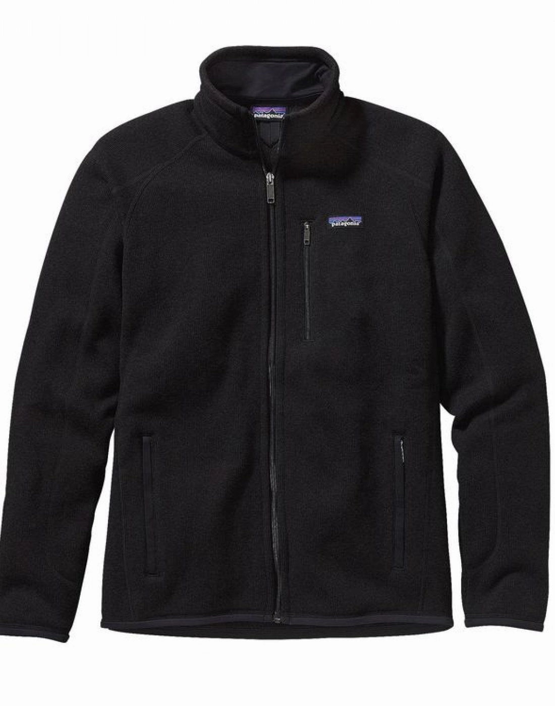 product gym ready performance product lace femininity Patagonia Better Sweater Jacket | BLACK