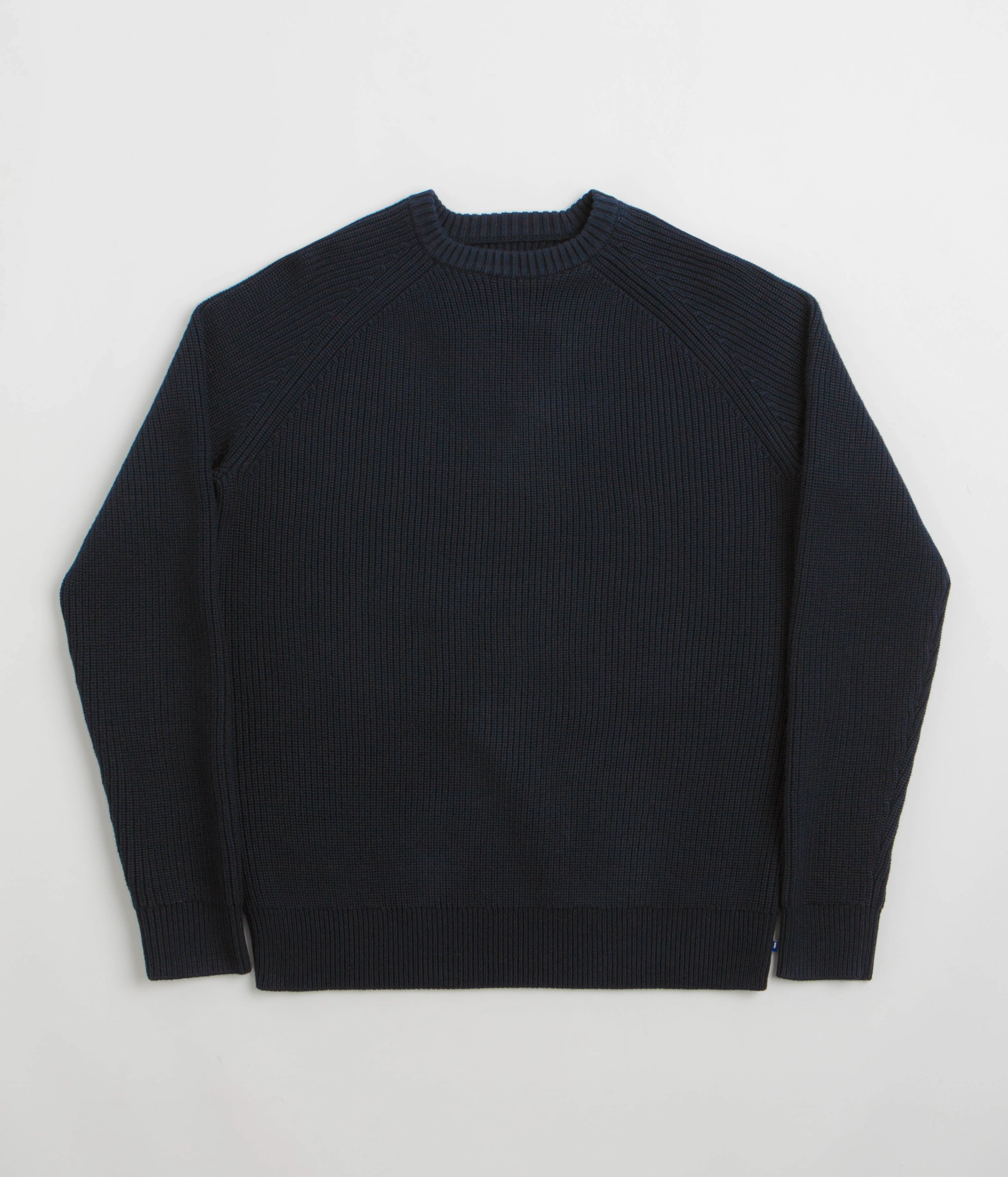 Designer Uskees 7013 Knit Crewneck Sweatshirt - Midnight Blue