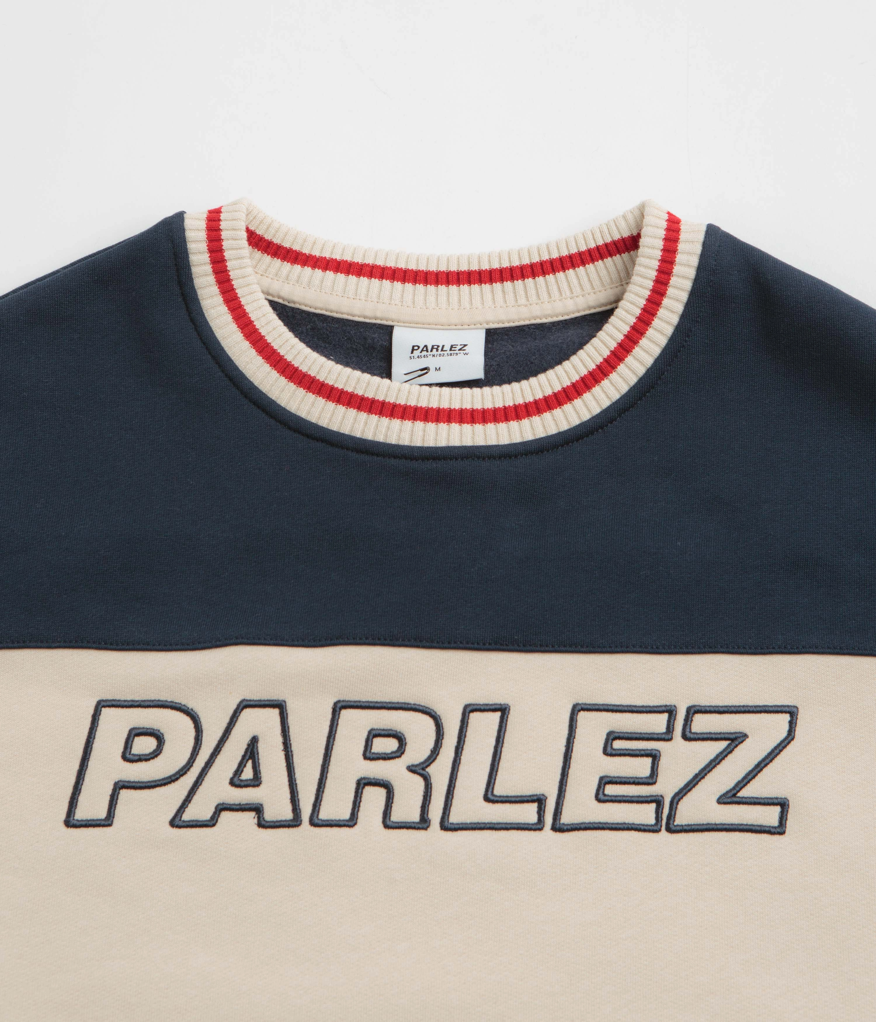 Parlez Club Os Crewneck Sweatshirt - Midnight Wrinkle Resistant