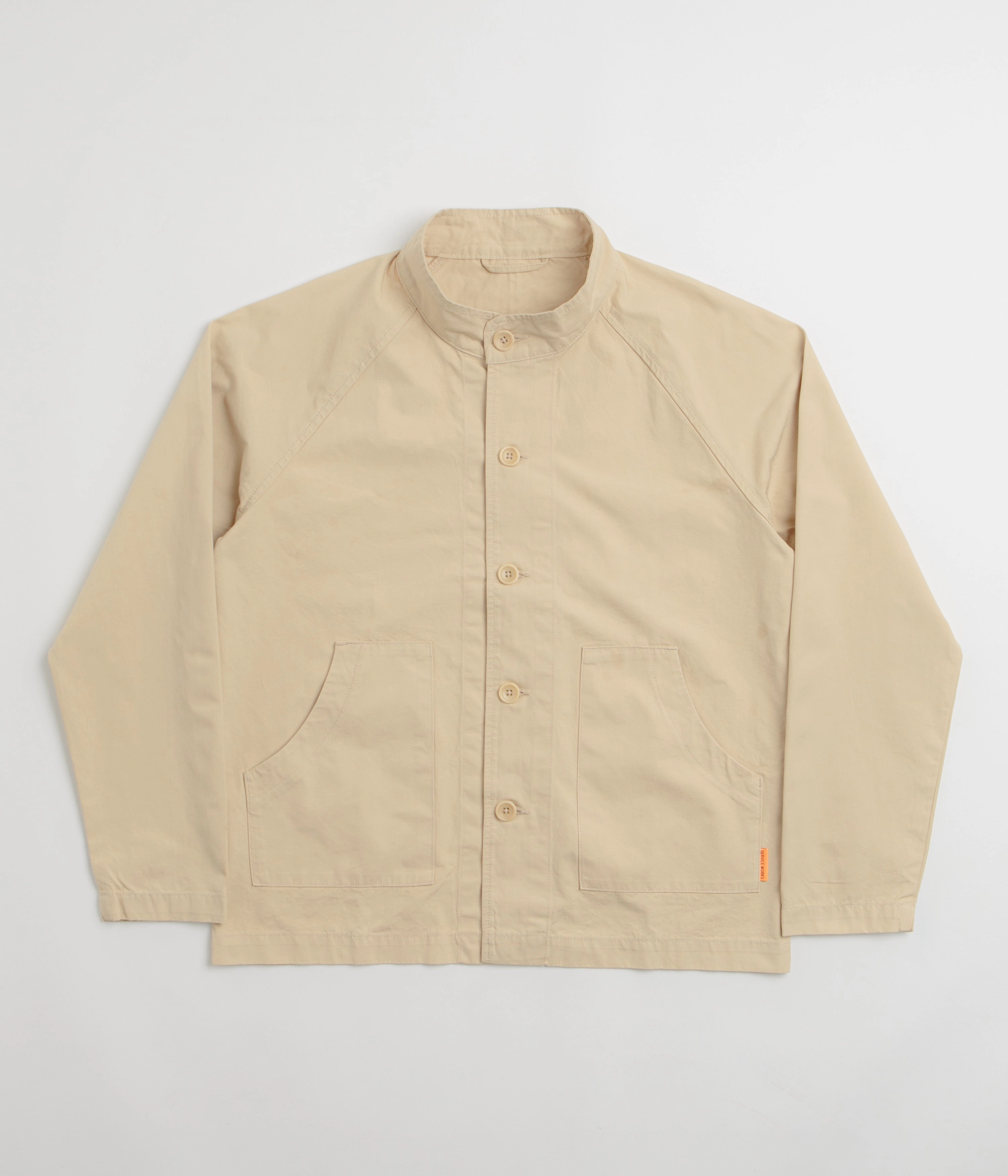 Safari Hot Service Works Fine Twill Waiters Jacket - Pale Khaki