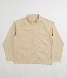 Safari Hot Service Works Fine Twill Waiters Jacket - Pale Khaki