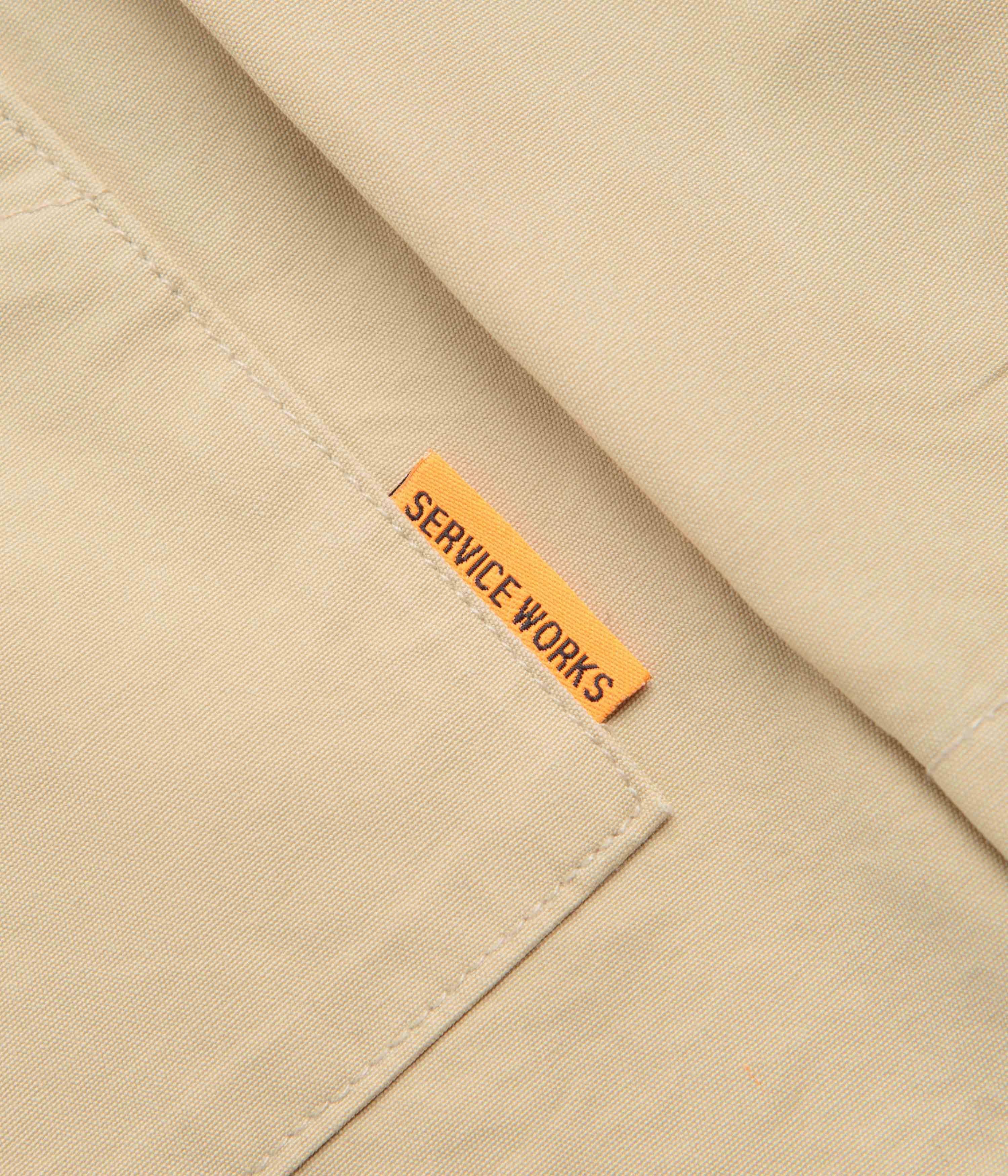 Service Works Fine Twill Waiters Jacket - Pale Khaki Modern Outdoor Gear