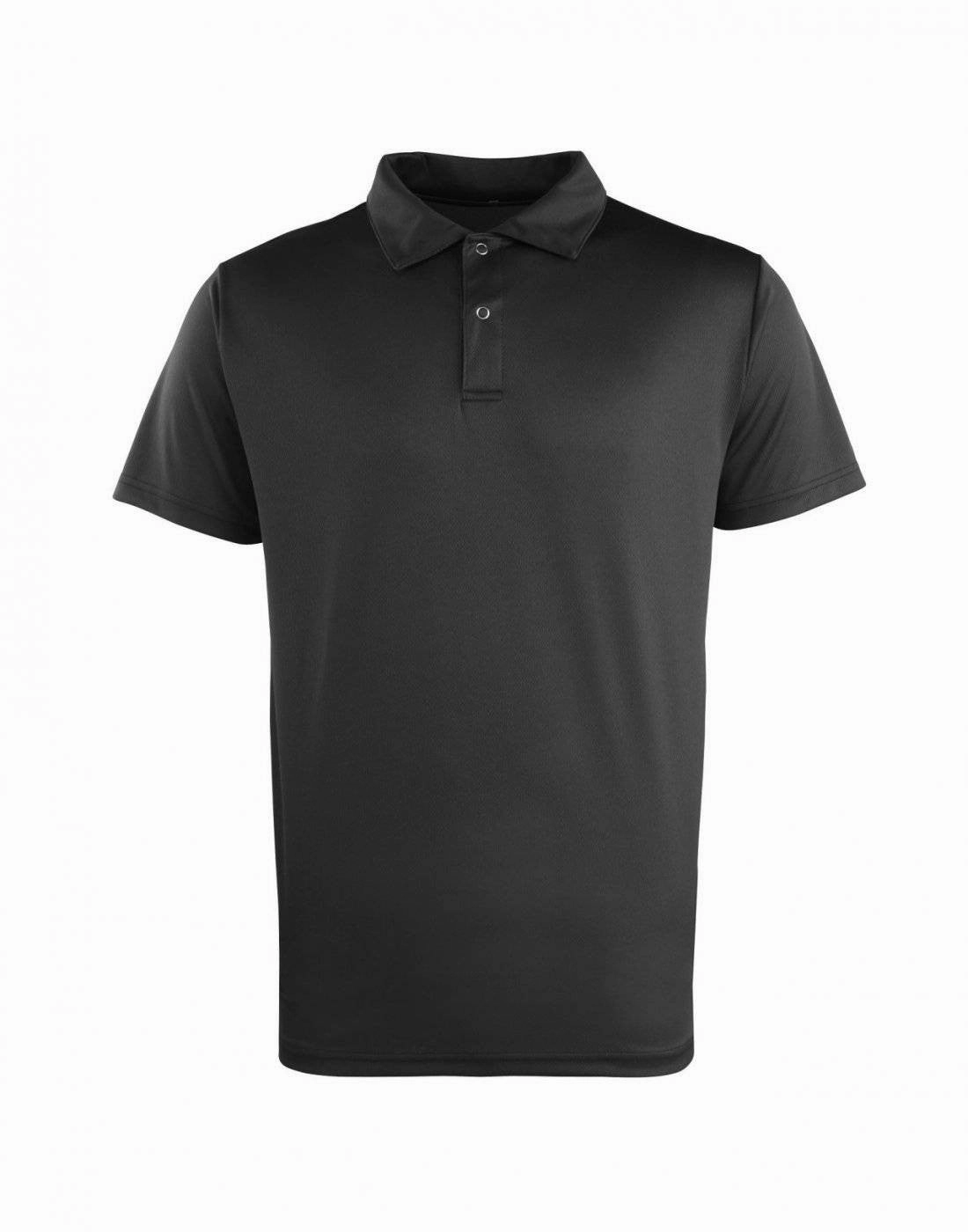 Chill Style Trendy Layer Coolchecker Studded Polo | BLACK