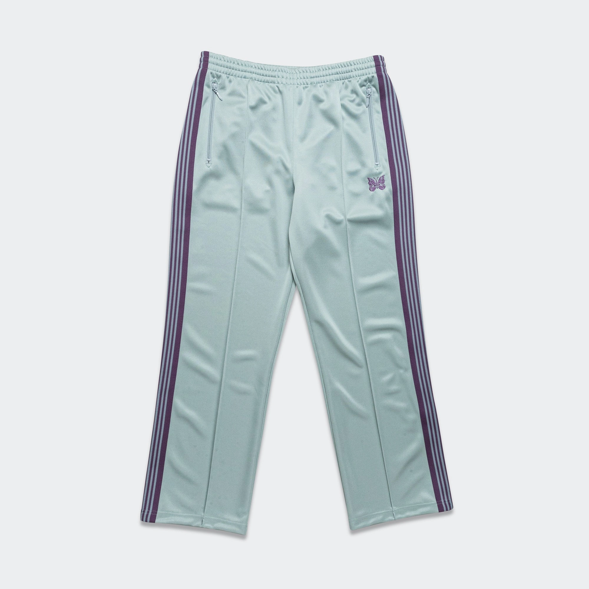 All-Day Wear MultiPocketDesign Track Pant - Sax Poly Smooth