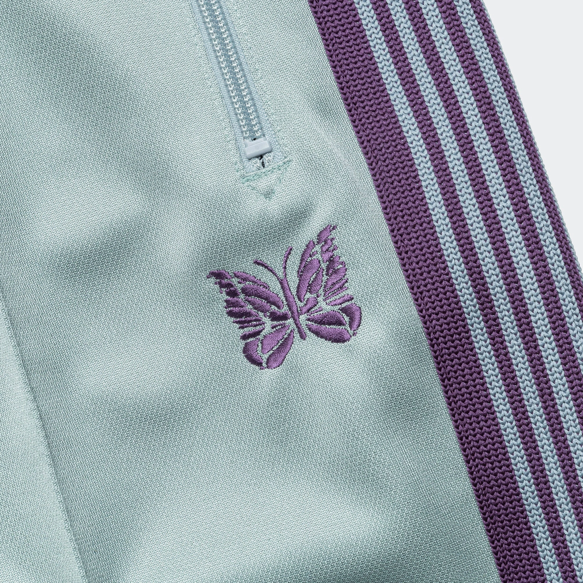 Perfect Pair Track Pant - Sax Poly Smooth