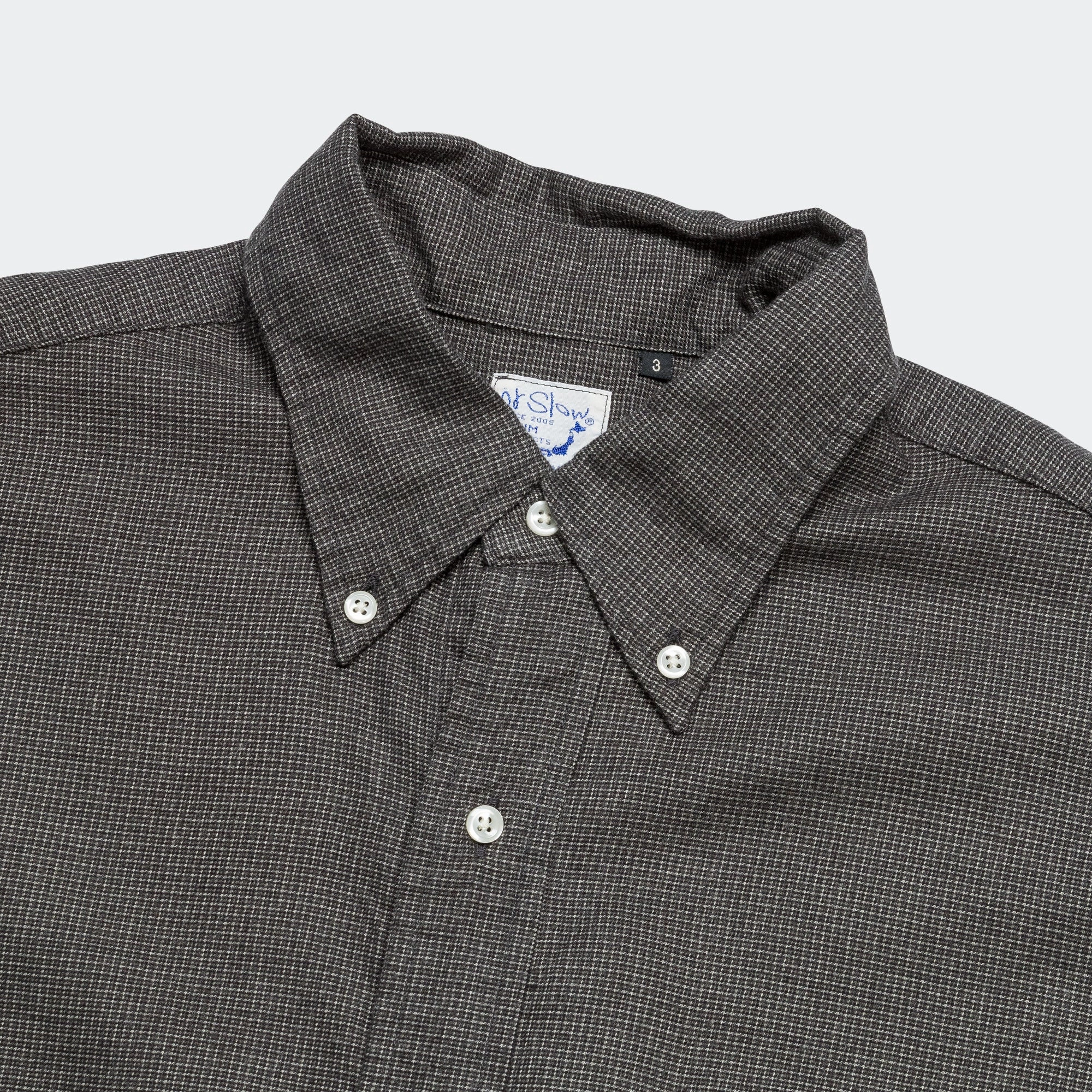 Quick Dry Technology Standard Button Down Shirt - Charcoal Grey