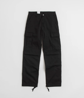 Carhartt Regular Cargo Pants - Dyed Black Air Flow