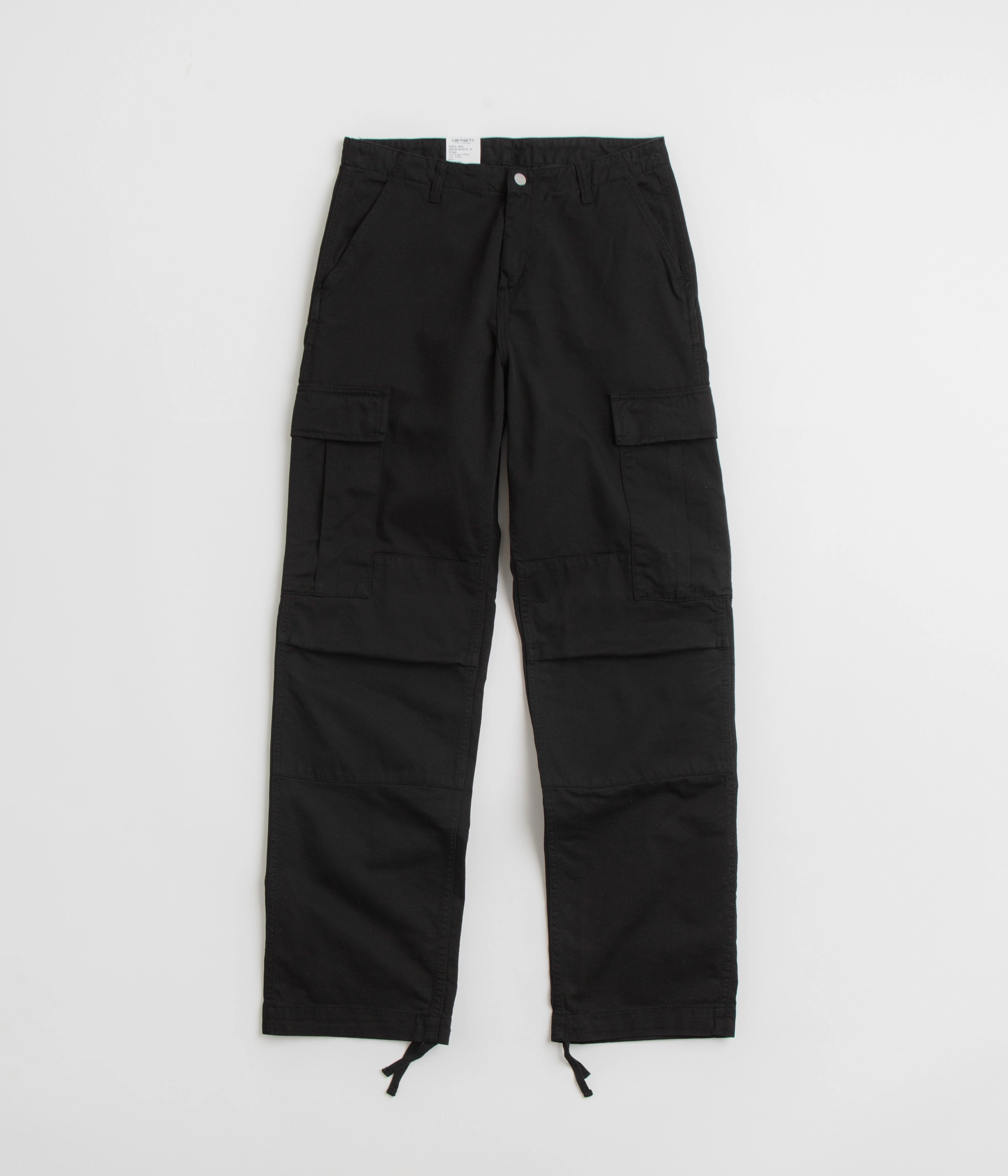 Carhartt Regular Cargo Pants - Dyed Black Air Flow